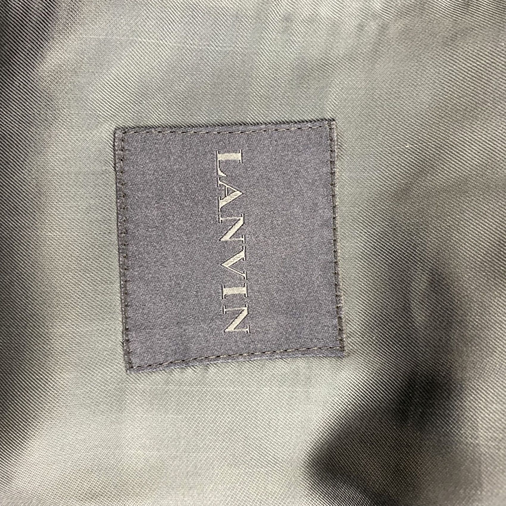 Lanvin LANVIN Sport Coat Size 36 Teal Black Tweed Cotton Peak Lapel Mens Size US XXS / EU 40 - 7 Thumbnail