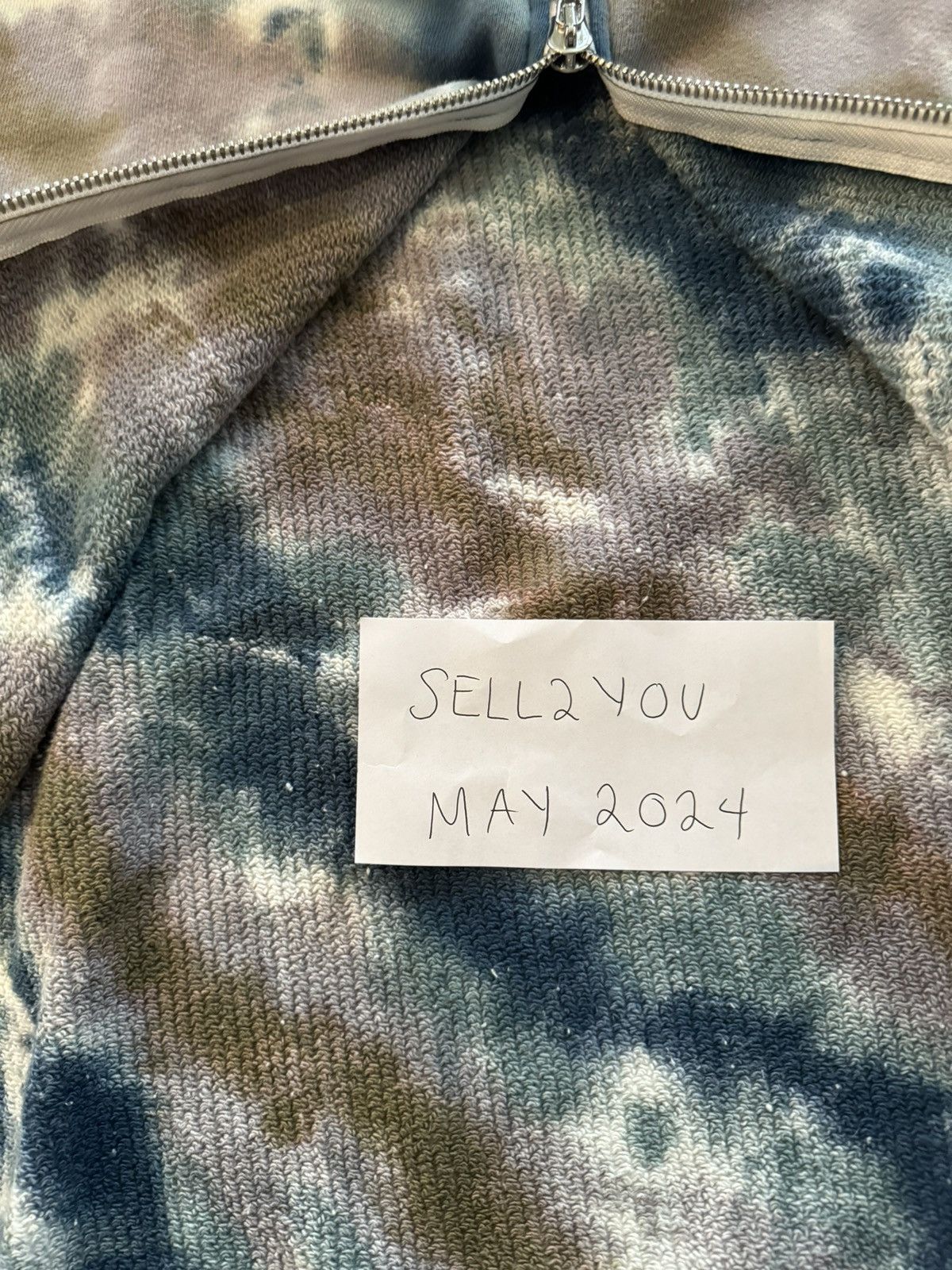 Eric Emanuel Eric Emanuel Tie Dye Full Zip Up Hoodie Size US L / EU 52-54 / 3 - 6 Thumbnail