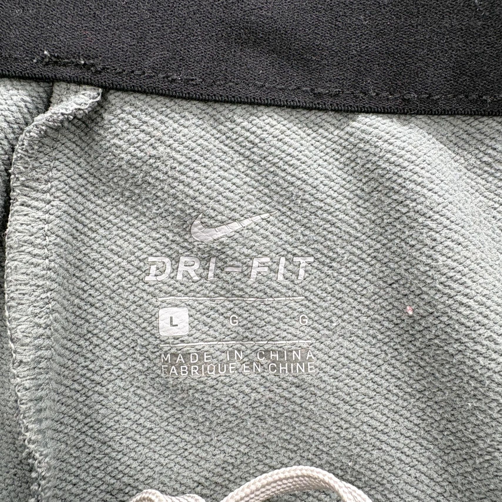 Nike Nike Dri-Fit Pants Mens Large Gray Joggers Athletic Training Zip Hem Running Gym Size US 33 - 5 Thumbnail