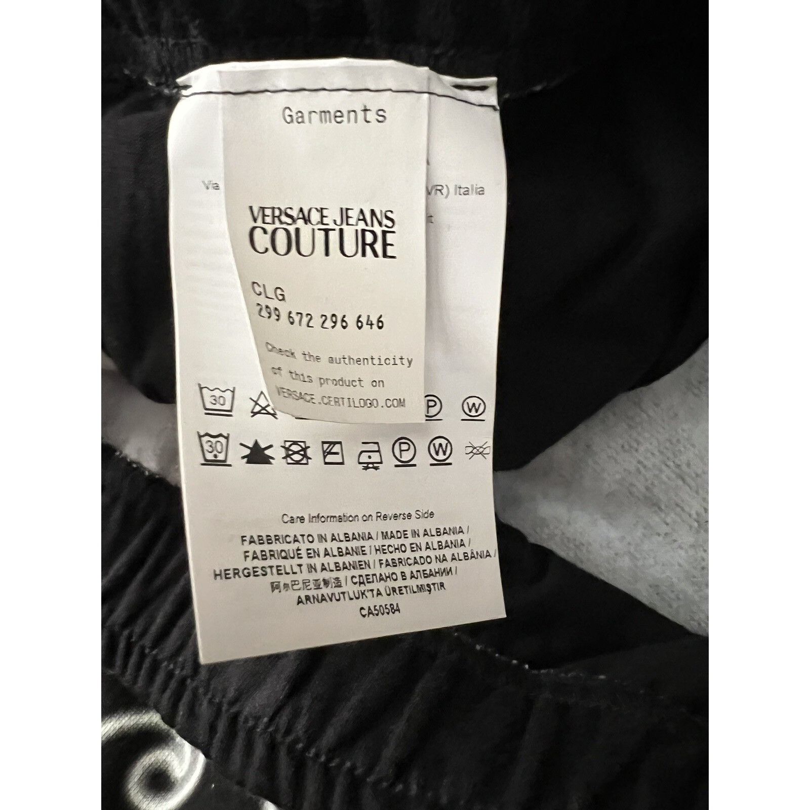 Versace Jeans Couture Versace Couture Mens Jeans Galaxy Sweatpants Black Size XL Size US 36 / EU 52 - 9 Thumbnail