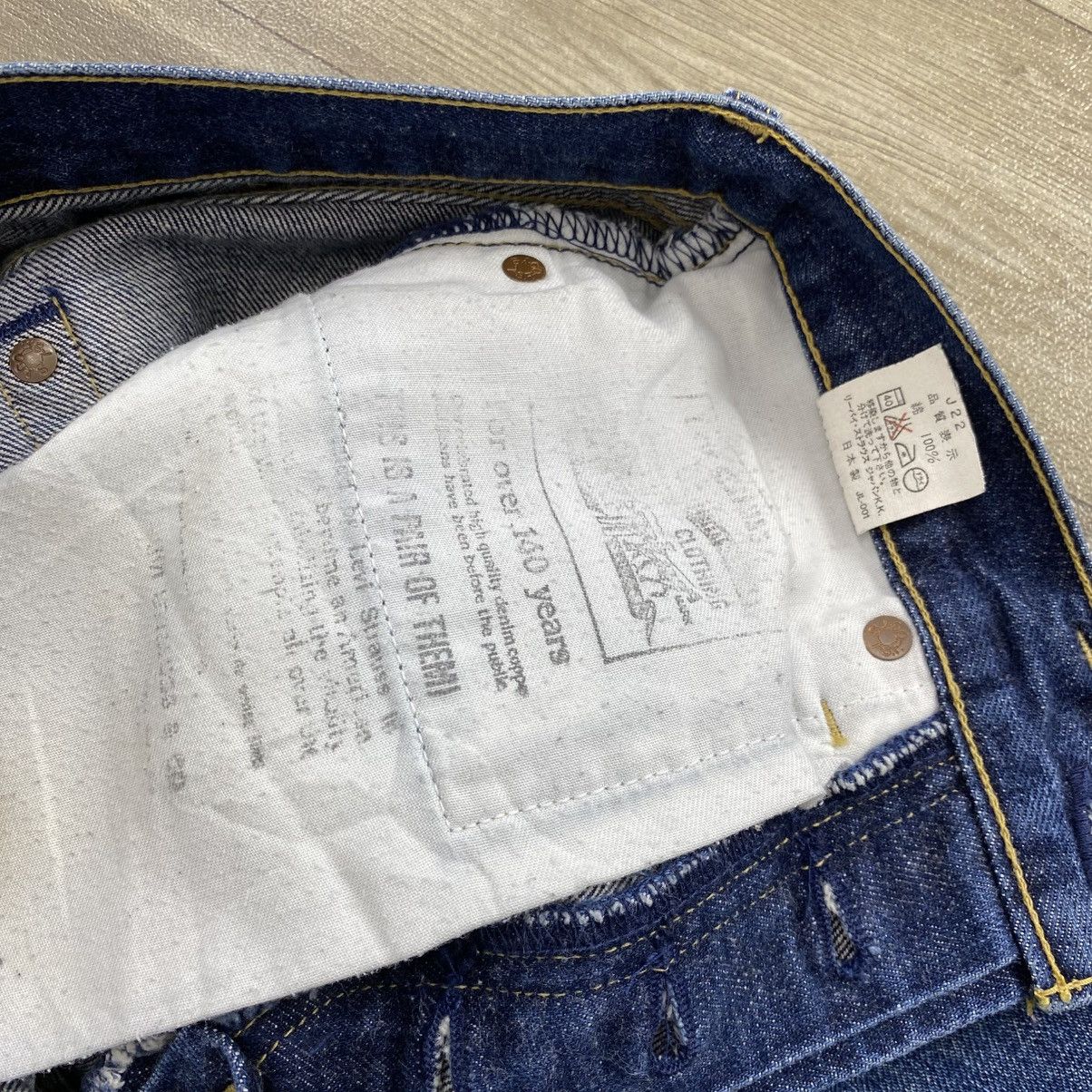 Levi's 🇯🇵 1990s Levis 702xx Selvedge Buckle Back Faded Blue Jeans Size US 27 - 10 Thumbnail