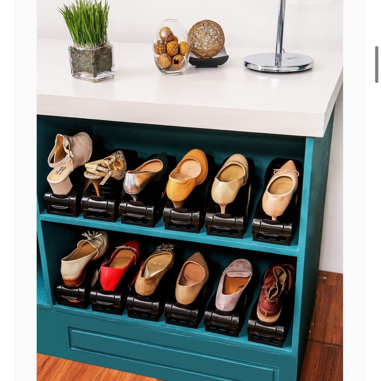Other Shoe Slots Adjustable Shoe Organizer, 18 Piece Size ONE SIZE - 9 Thumbnail