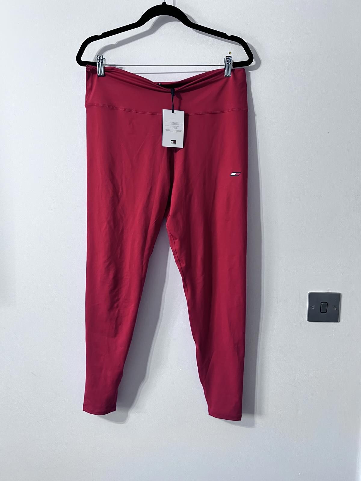 Tommy Hilfiger Tommy Hilfiger Red Leggings – Size 48 (EU) Size 40" / US 18 - 2 Thumbnail