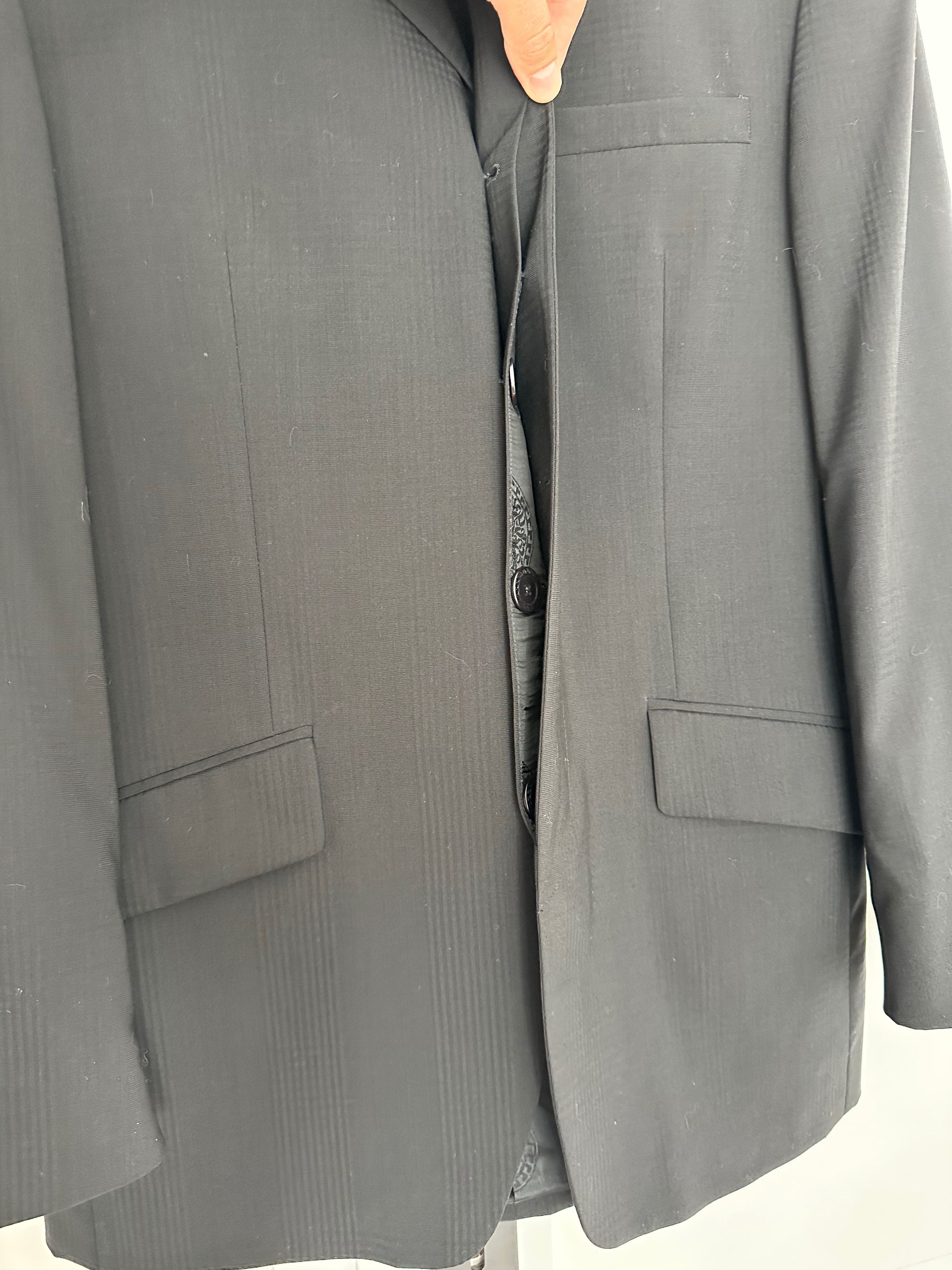 Versace Versace V2 Wool blend black Blazer jacket Size US M / EU 48-50 / 2 - 5 Thumbnail