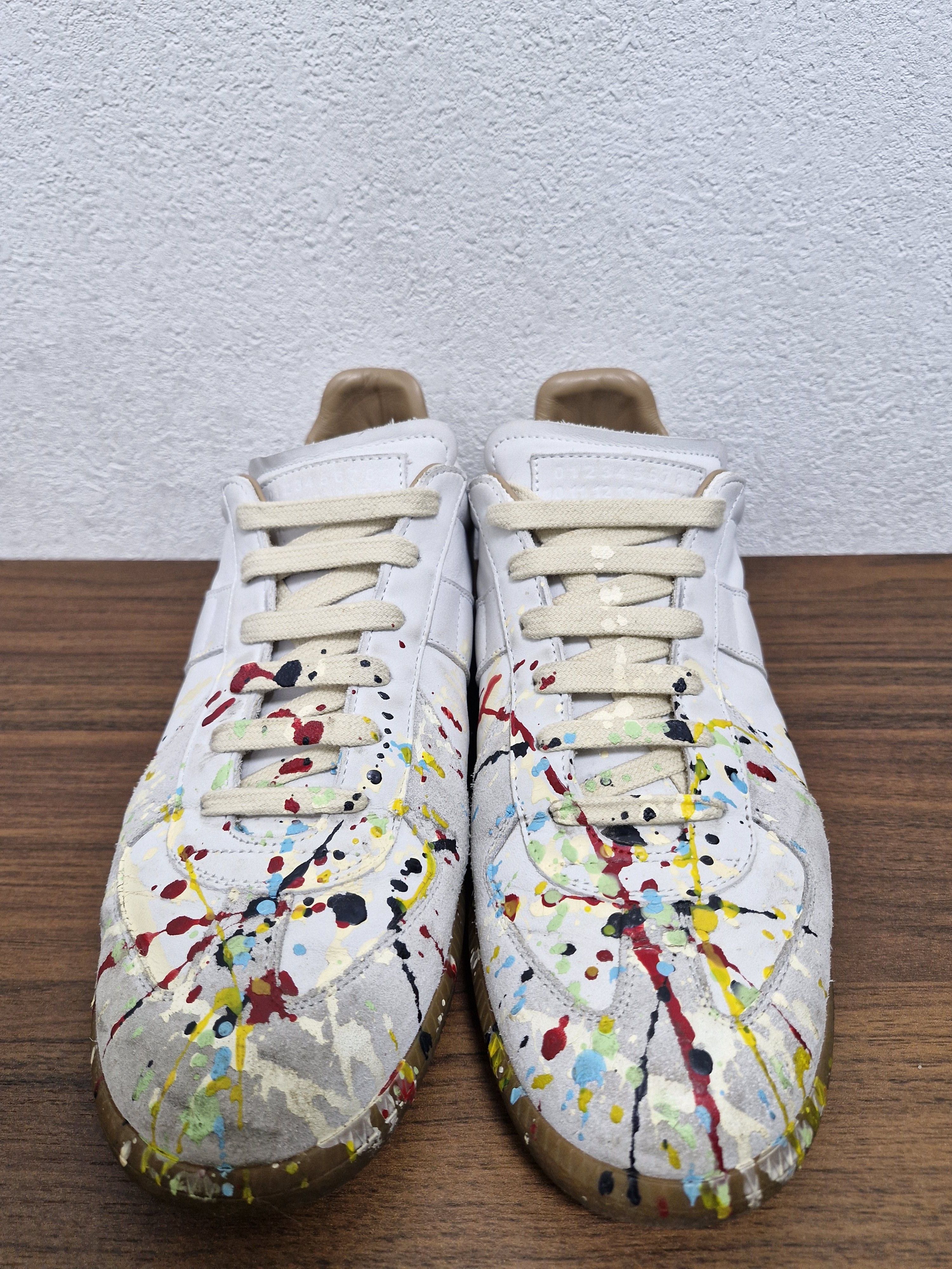 Maison Margiela MAISON MARGIELA Paint Splatter GATs Size US 8 / EU 41 - 2 Thumbnail