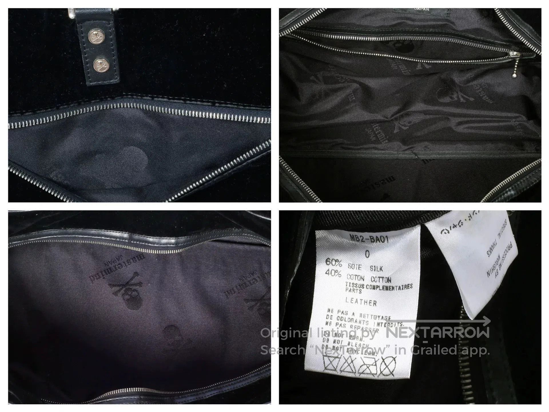 Mastermind Japan Mastermind Japan 12AW Silver Velvet Boston Bag. Size ONE SIZE - 9 Thumbnail