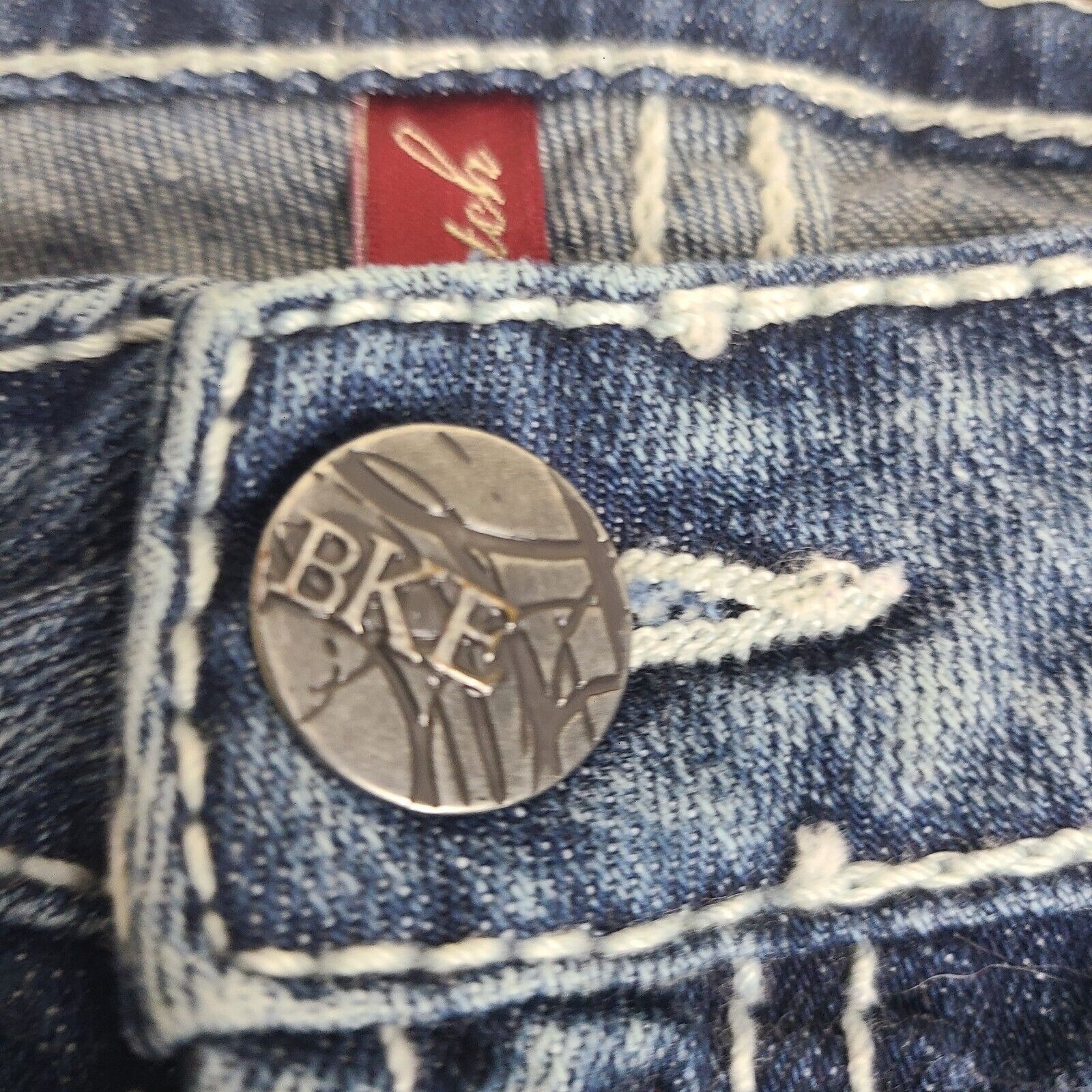 BKE BKE Sabrina Distressed Womens Denim Blue Jeans Waist 29" in Size 29" - 4 Thumbnail