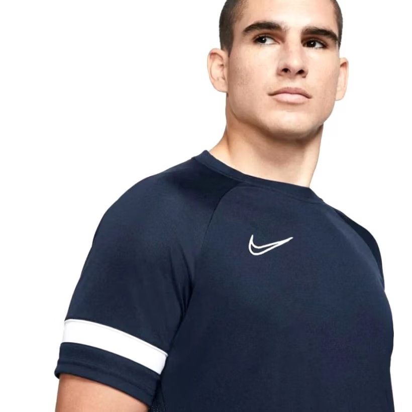 Nike NIKE ACADEMY DRI-FIT ORIGINAL 2021 MEN FOOTBALL SHIRT JERSEY TEE SIZE XL Navy White Size US XL / EU 56 / 4 - 8 Thumbnail