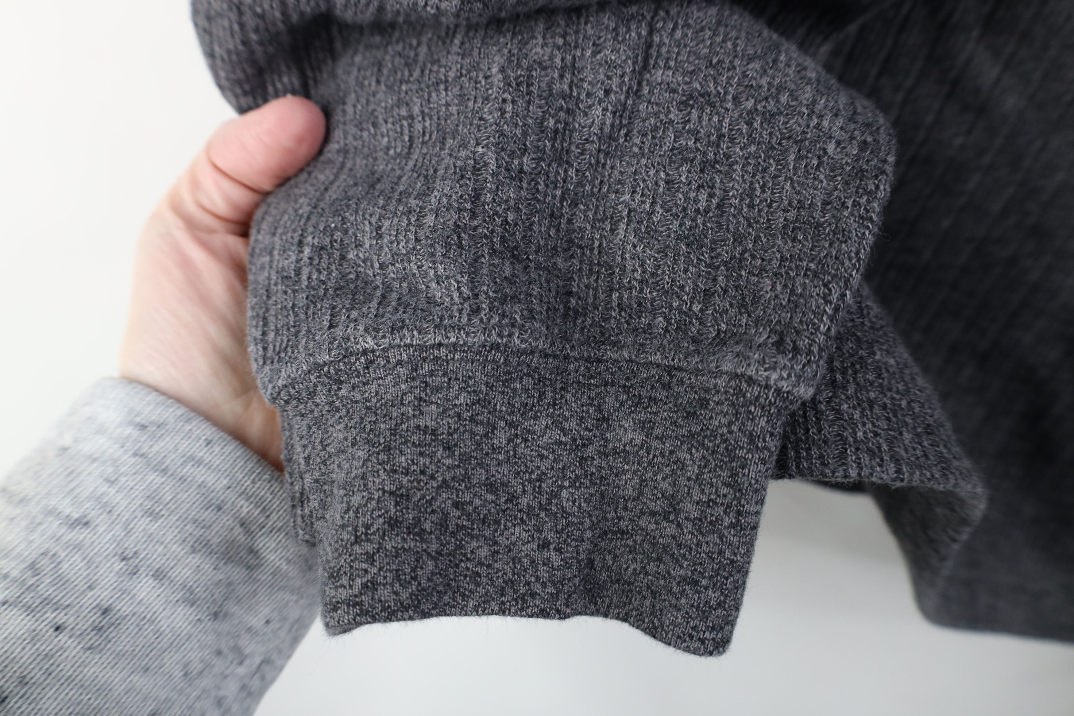 Vintage Vintage 90s Streetwear Ribbed Knit Long Sleeve T-Shirt Size US L / EU 52-54 / 3 - 5 Thumbnail