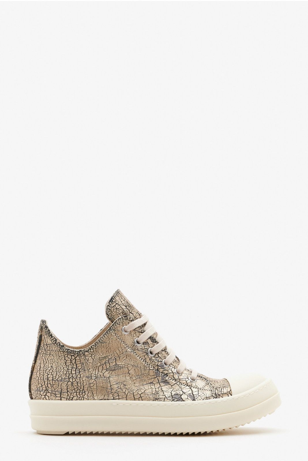 Rick Owens Drkshdw Last Size Rick Owens Drkshdw Cracked Effect Sneakers Size US 5 / IT 35 - 4 Thumbnail