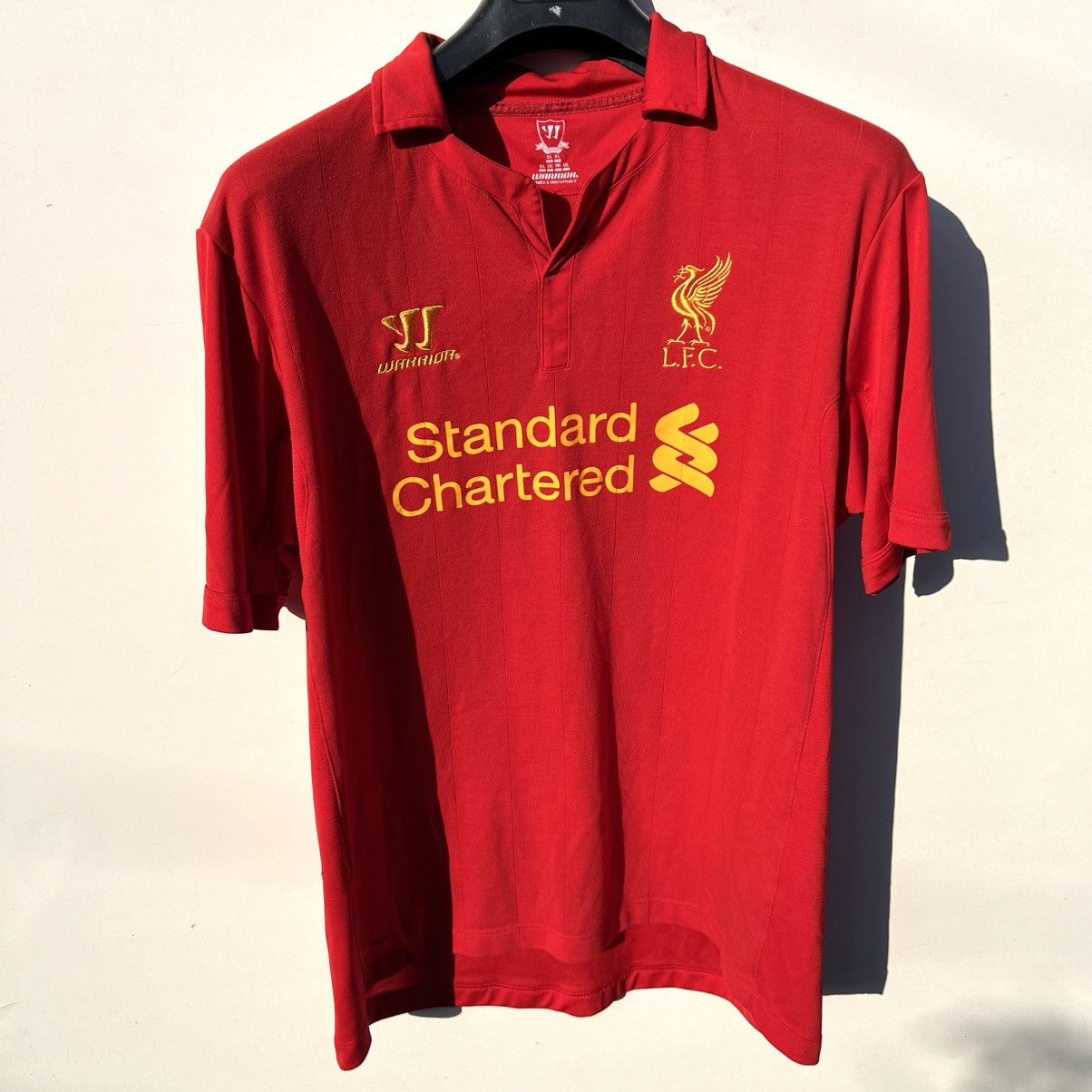 Warrior Warrior Liverpool 2012 2013 home soccer jersey football Size US XL / EU 56 / 4 - 1 Thumbnail