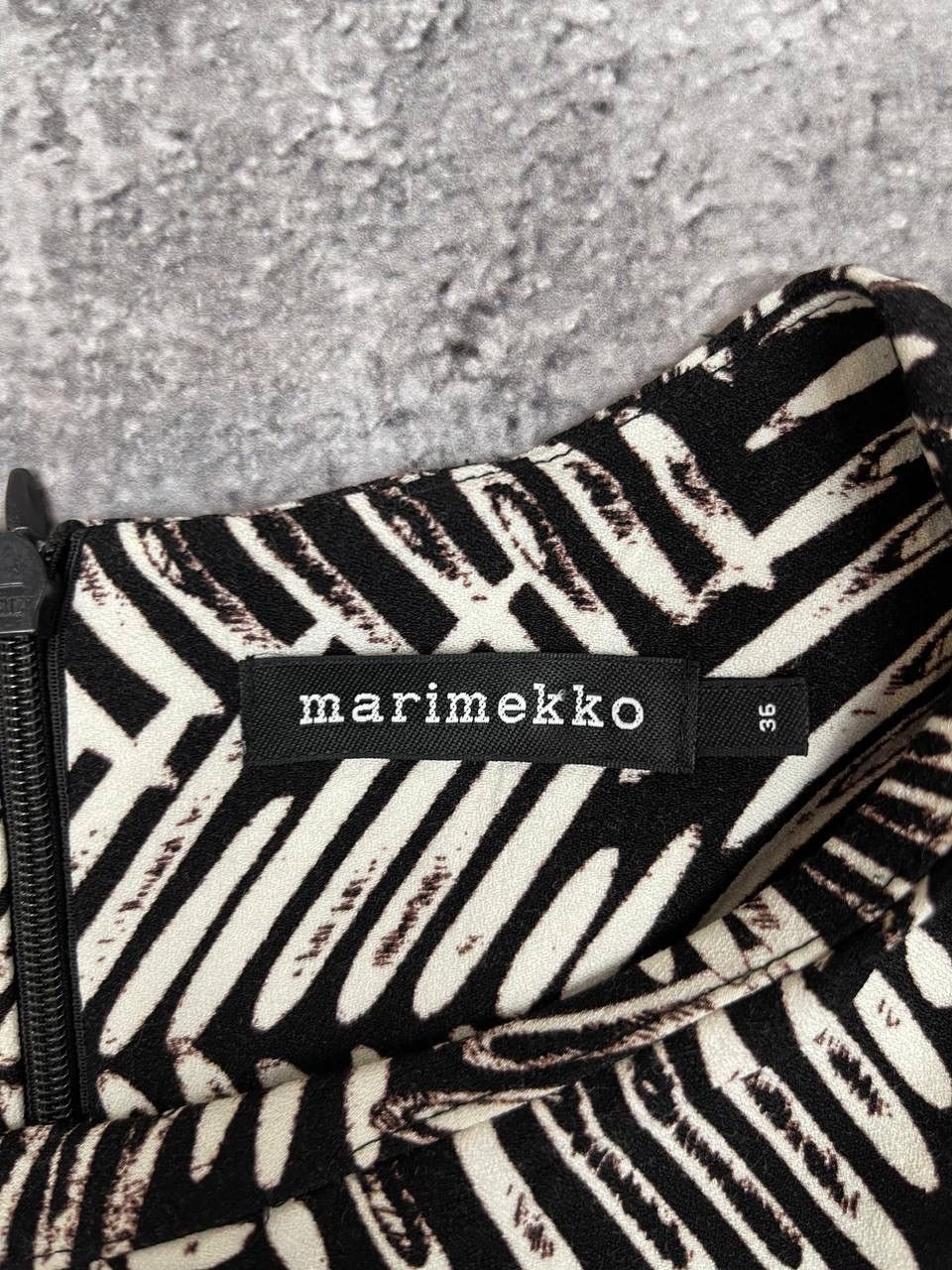 Marimekko Marimekko Women Abstract Pattern Blouse Black White Size S Size S / US 4 / IT 40 - 4 Thumbnail
