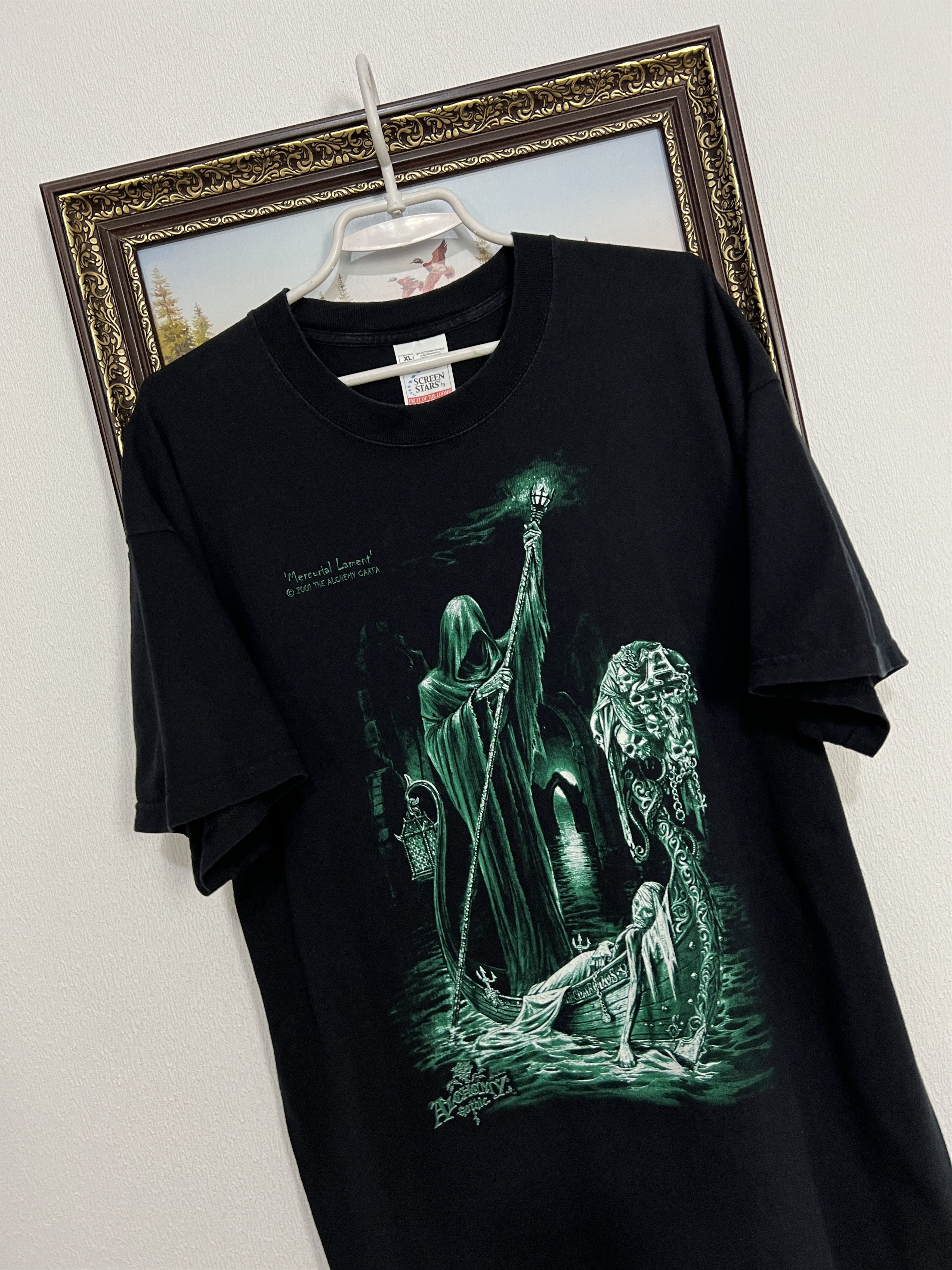 Vintage Alchemy Gothic Mercurial Lament Metal Tee Shirt Over Print Size US XL / EU 56 / 4 - 9 Thumbnail