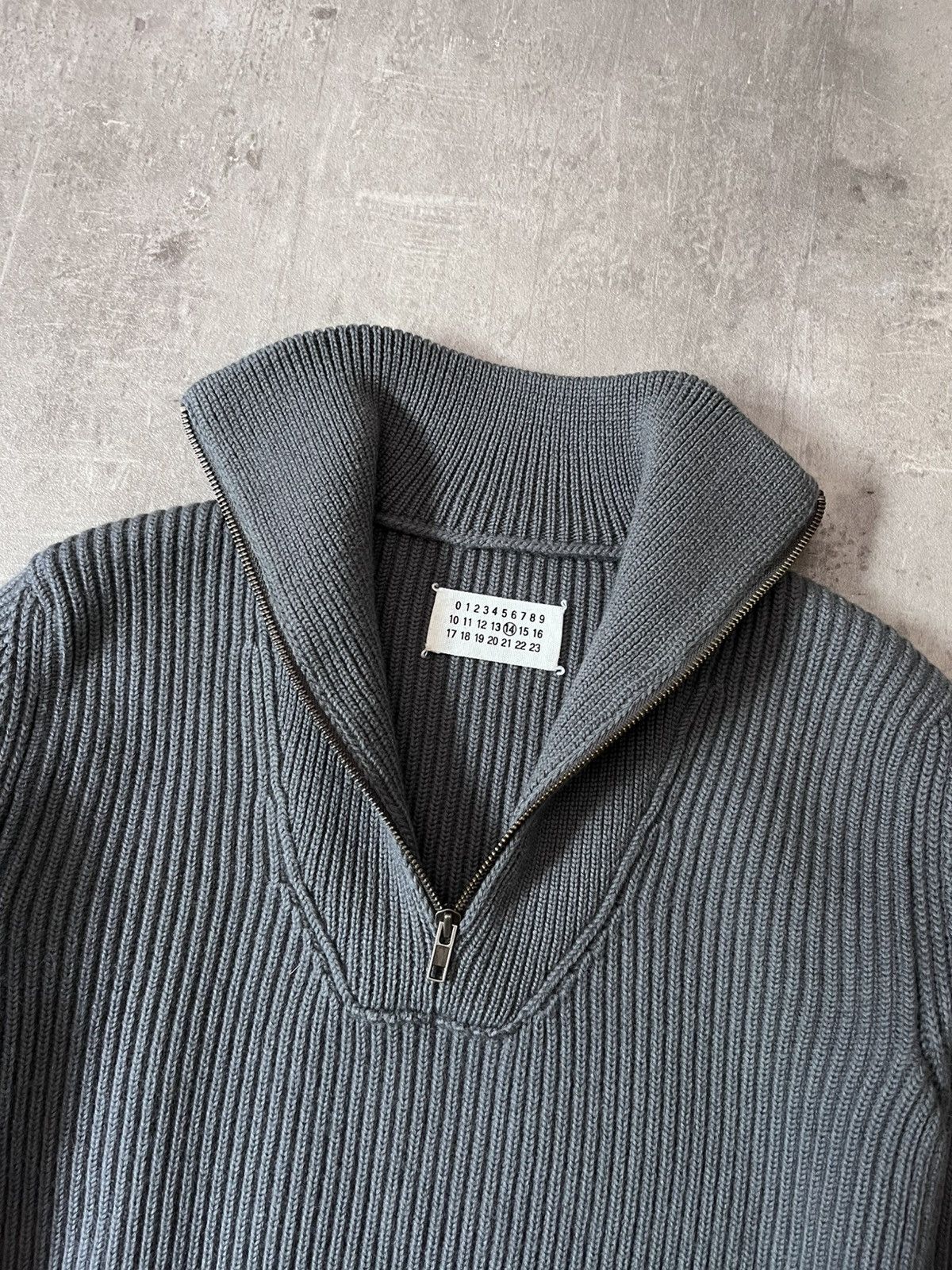 Maison Margiela Maison Margiela S/S 2008 Quarter zip Drivers wool sweater Size US M / EU 48-50 / 2 - 9 Thumbnail