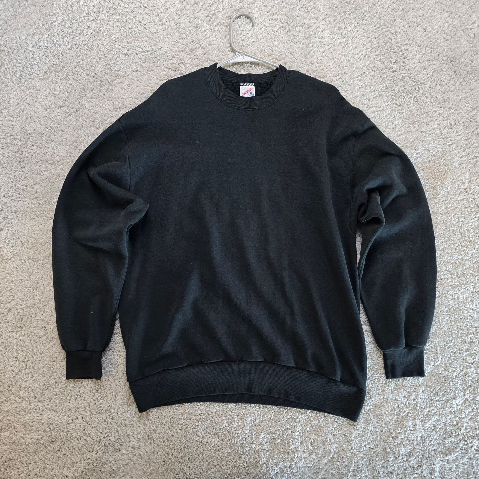 Jerzees Jerzees Mens Vintage VTG Sweater Crewneck XL Made in USA Size US XL / EU 56 / 4 - 2 Thumbnail