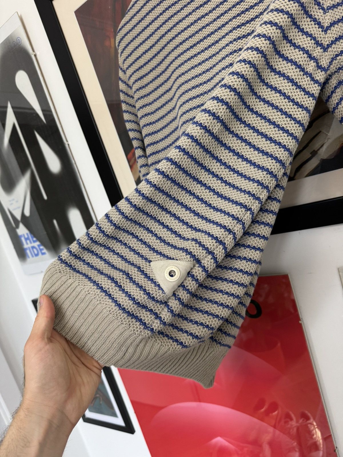 Barbour Barbour Knit Sweater Jumper Stripes Linen Cotton Money Yacht Size US M / EU 48-50 / 2 - 3 Thumbnail