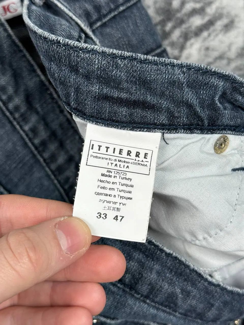 Versace Vintage Versace Jeans Denim Big Logo Rhinestones Size US 33 - 8 Thumbnail