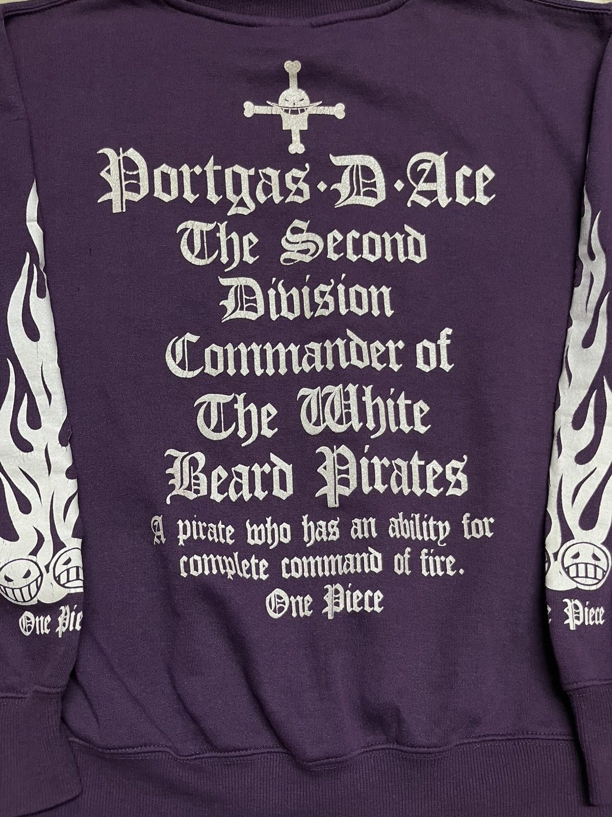 Anime One Piece Portgas D Ace Flame Sleeve Crewneck Sweatshirt Size US L / EU 52-54 / 3 - 7 Thumbnail