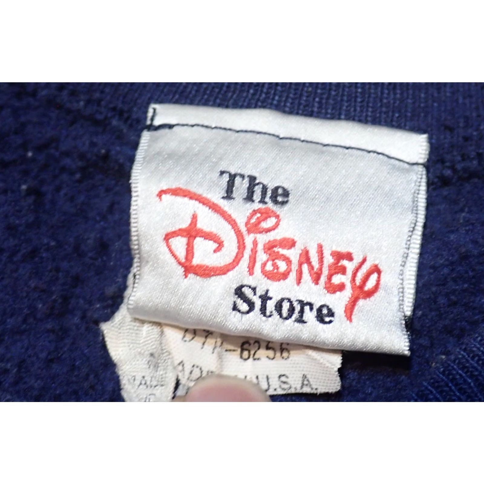 Disney VINTAGE DISNEY Sweatshirt Mens M Navy Mickey Mouse & Pluto 90's Made in USA Size US M / EU 48-50 / 2 - 3 Thumbnail