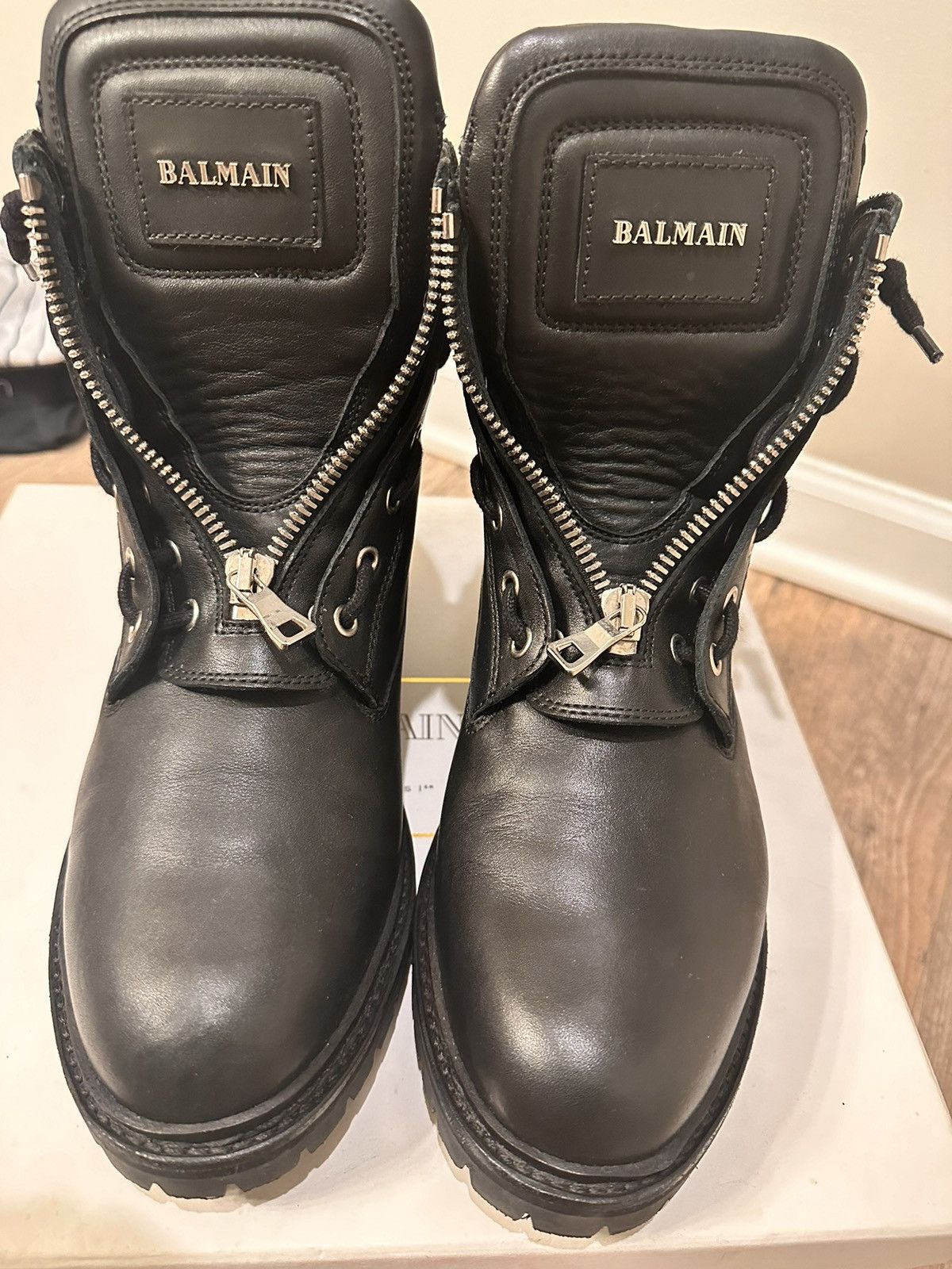 Balmain combat boots clearance