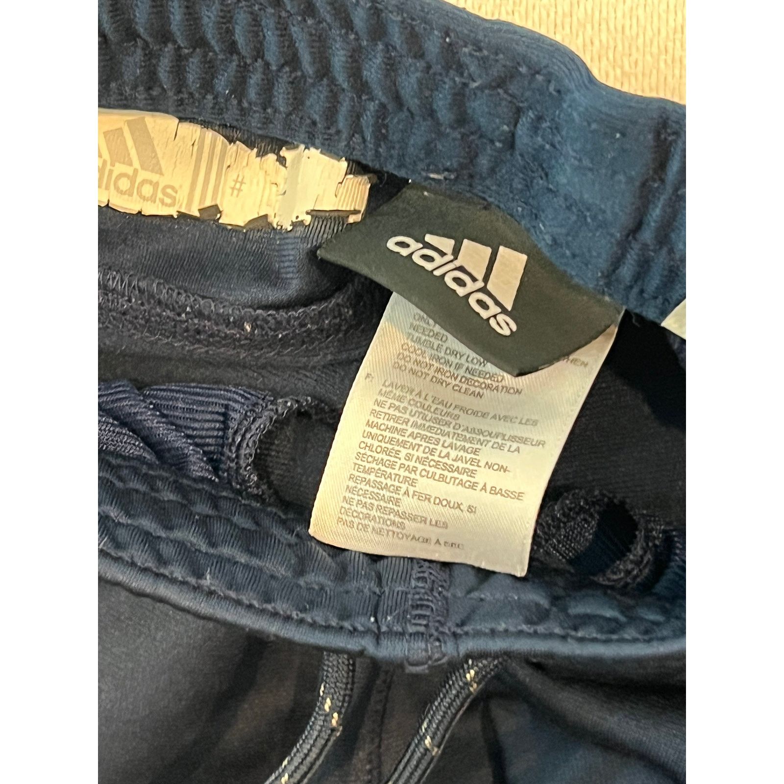 Adidas Adidas Blue Ankle Climalite Track Pants Joggers Mens S Size US 30 / EU 46 - 3 Thumbnail
