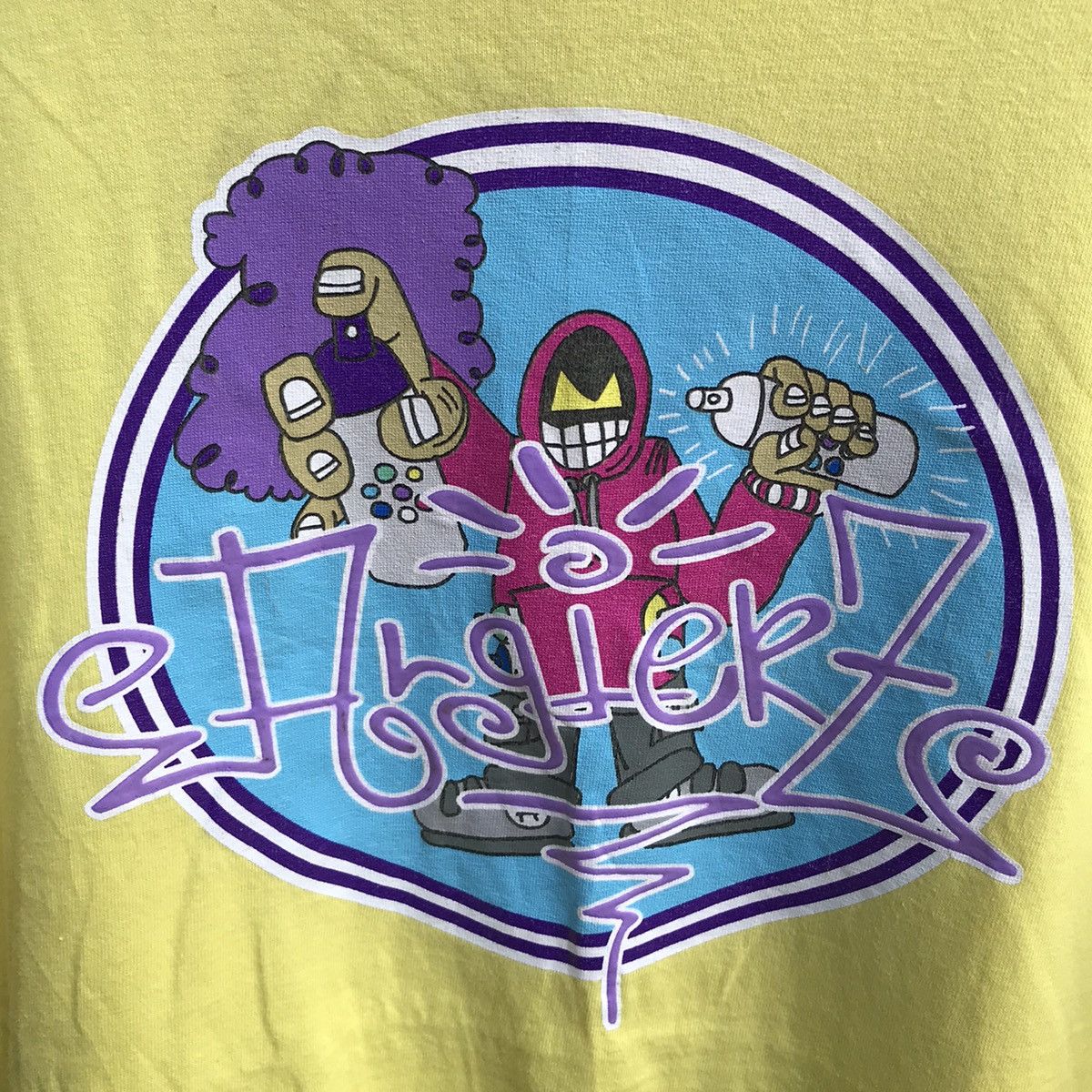 Vintage Vintage 90s ALGIERZ GEAR graffiti usa tee hiphop Size US L / EU 52-54 / 3 - 4 Thumbnail
