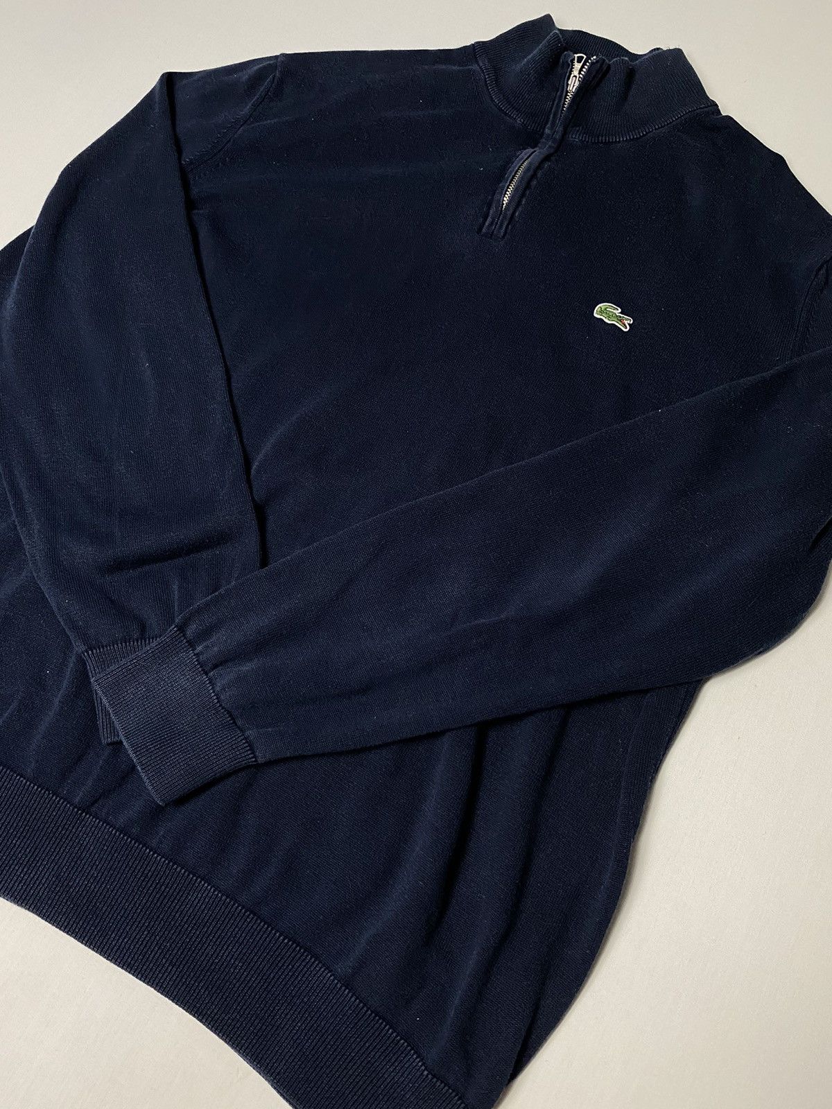 Lacoste × Vintage Lacoste zipped sweatshirt Size US XL / EU 56 / 4 - 2 Thumbnail