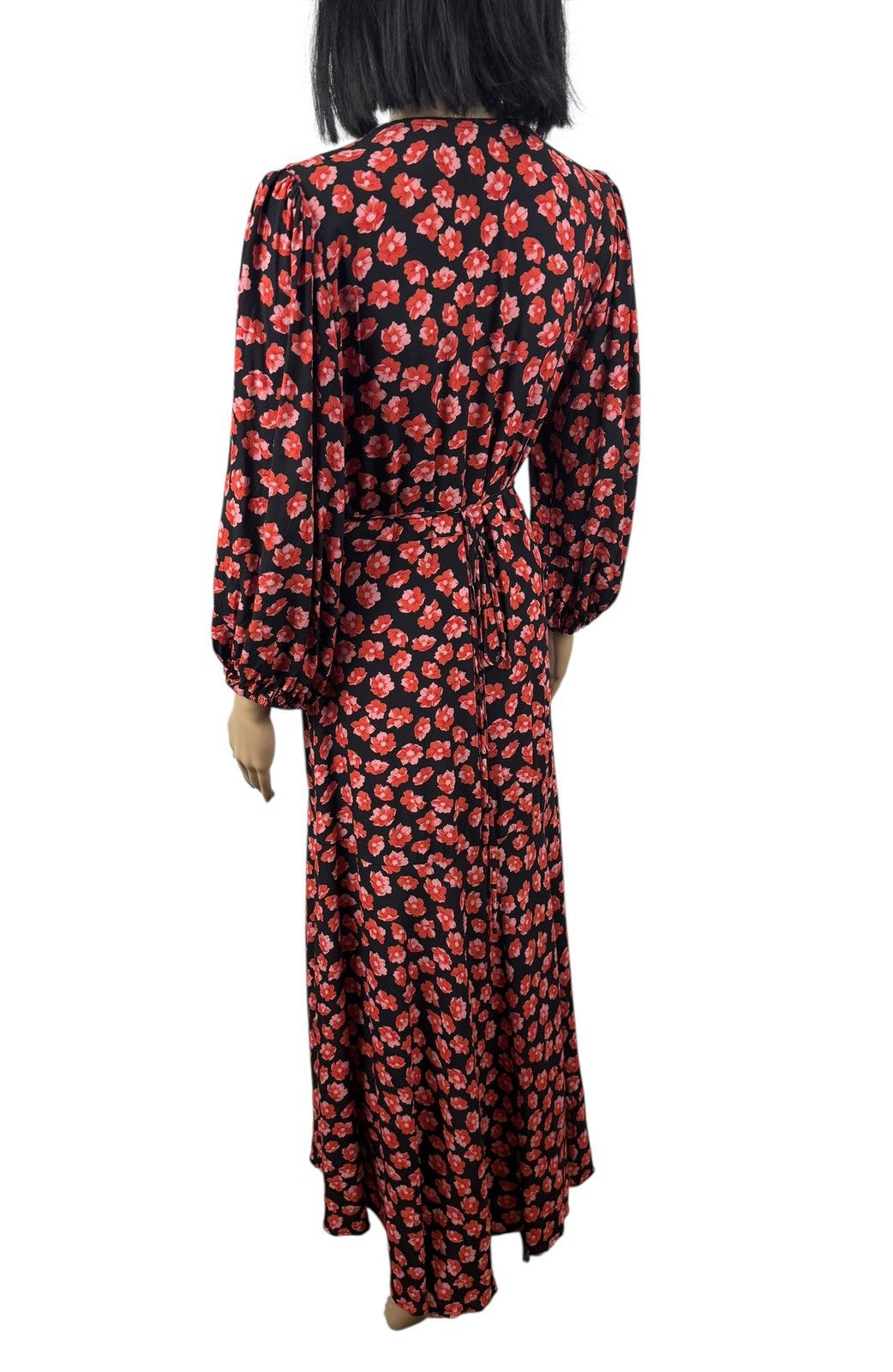 Ganni Ganni Maxi Long Wrap Dress Printed Flowers Viscose size 36 Size XS / US 0-2 / IT 36-38 - 6 Thumbnail