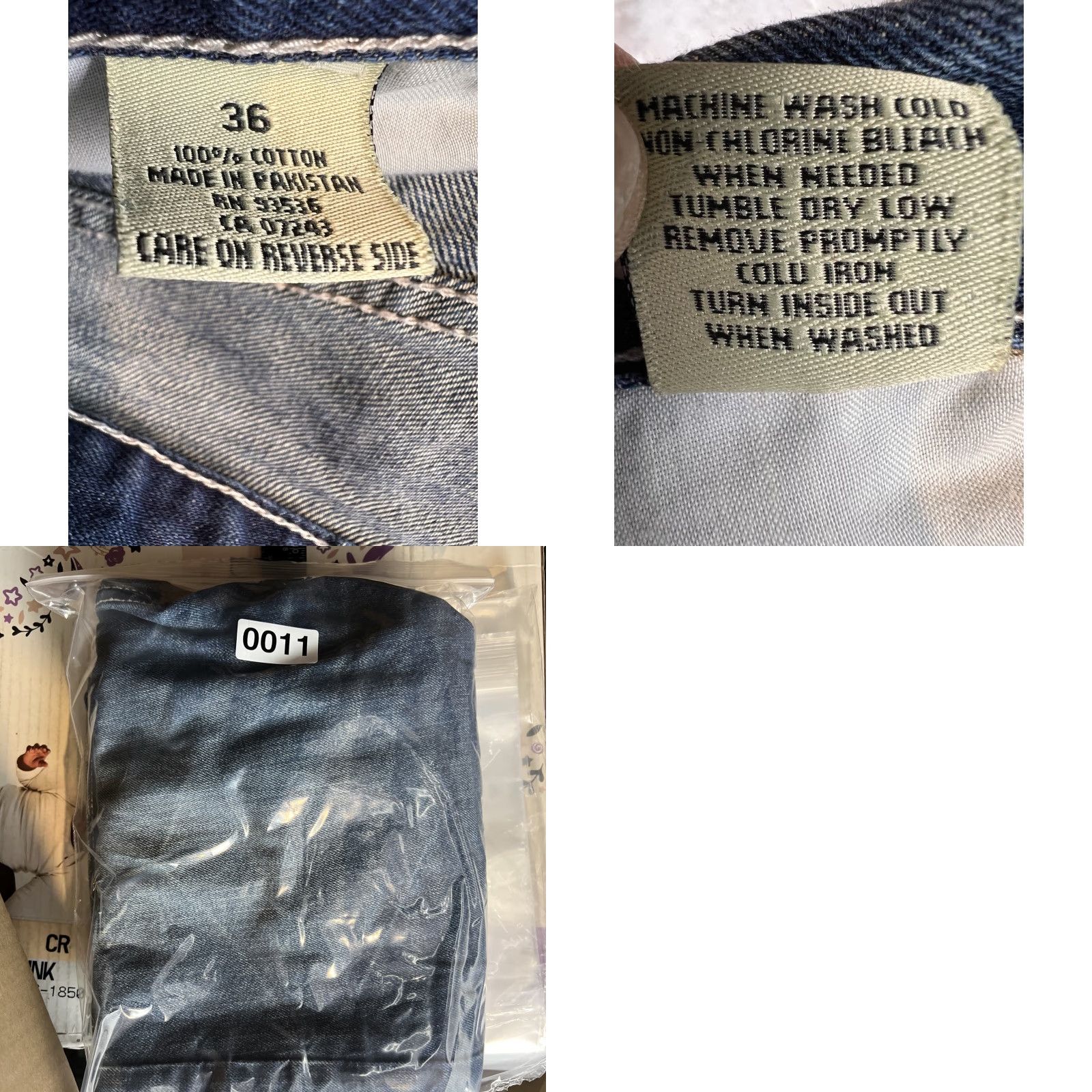 Ecko Unltd. VINTAGE ECKO UNLTD Jeans 36 Mens 36 Straight Regular Blue 90s Grunge Hip Hop Shirt Category: Jeans Size US 36 / EU 52 - 8 Thumbnail