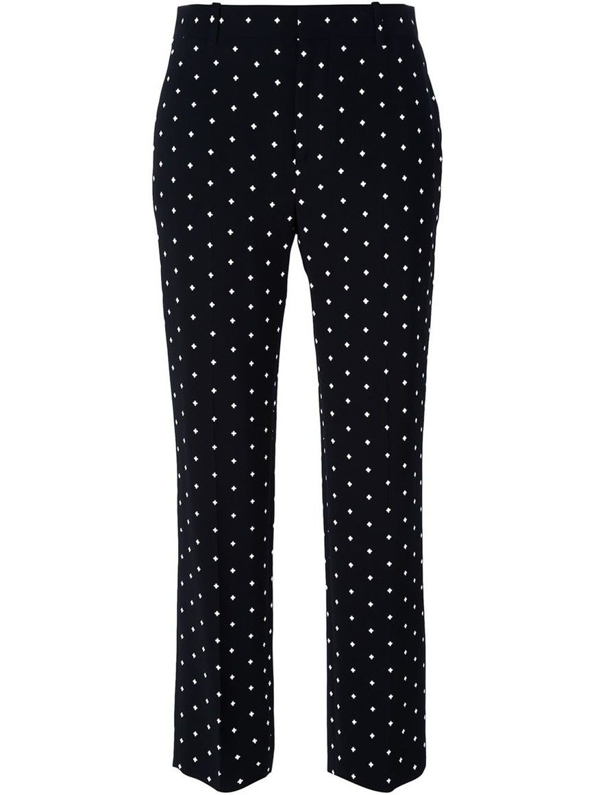 Givenchy givenchy cross dot print trouser Size 27" / US 4 / IT 40 - 1 Thumbnail