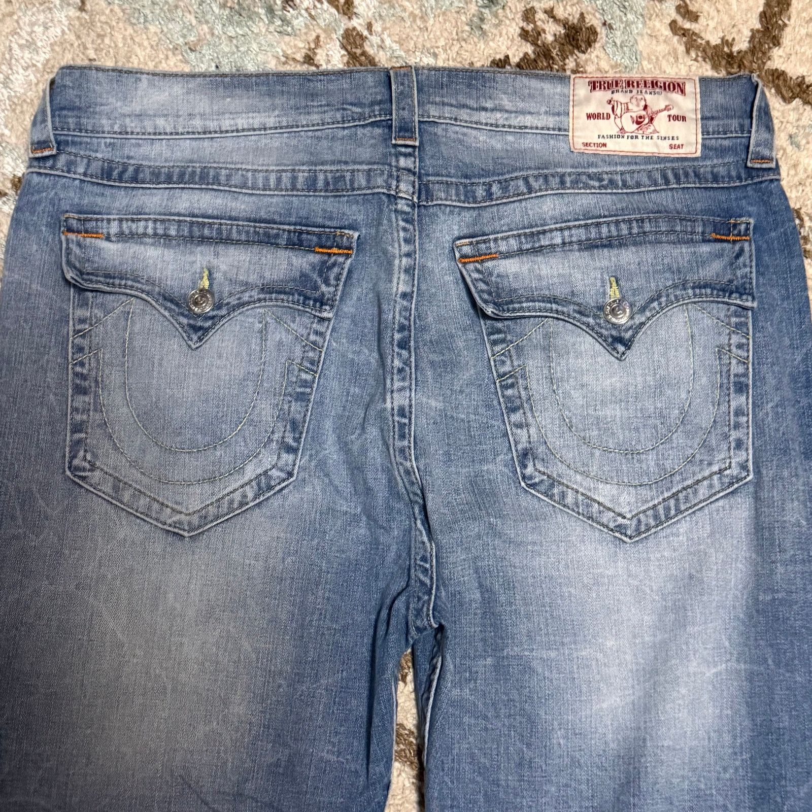 True Religion True Religion Slim Drop Rise Jeans Flap Pocket Size 38 Y2K Size US 38 / EU 54 - 3 Thumbnail