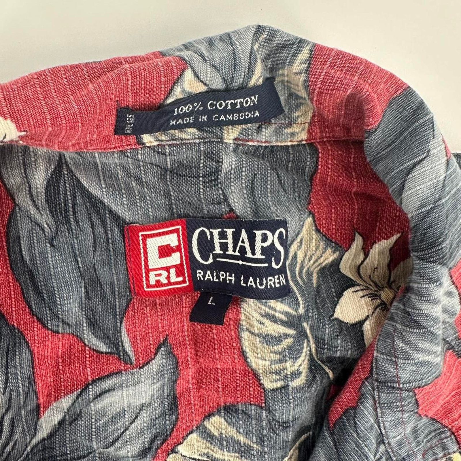 Chaps Vintage 90s chaps polo hawaii button down shirt Size US L / EU 52-54 / 3 - 4 Thumbnail