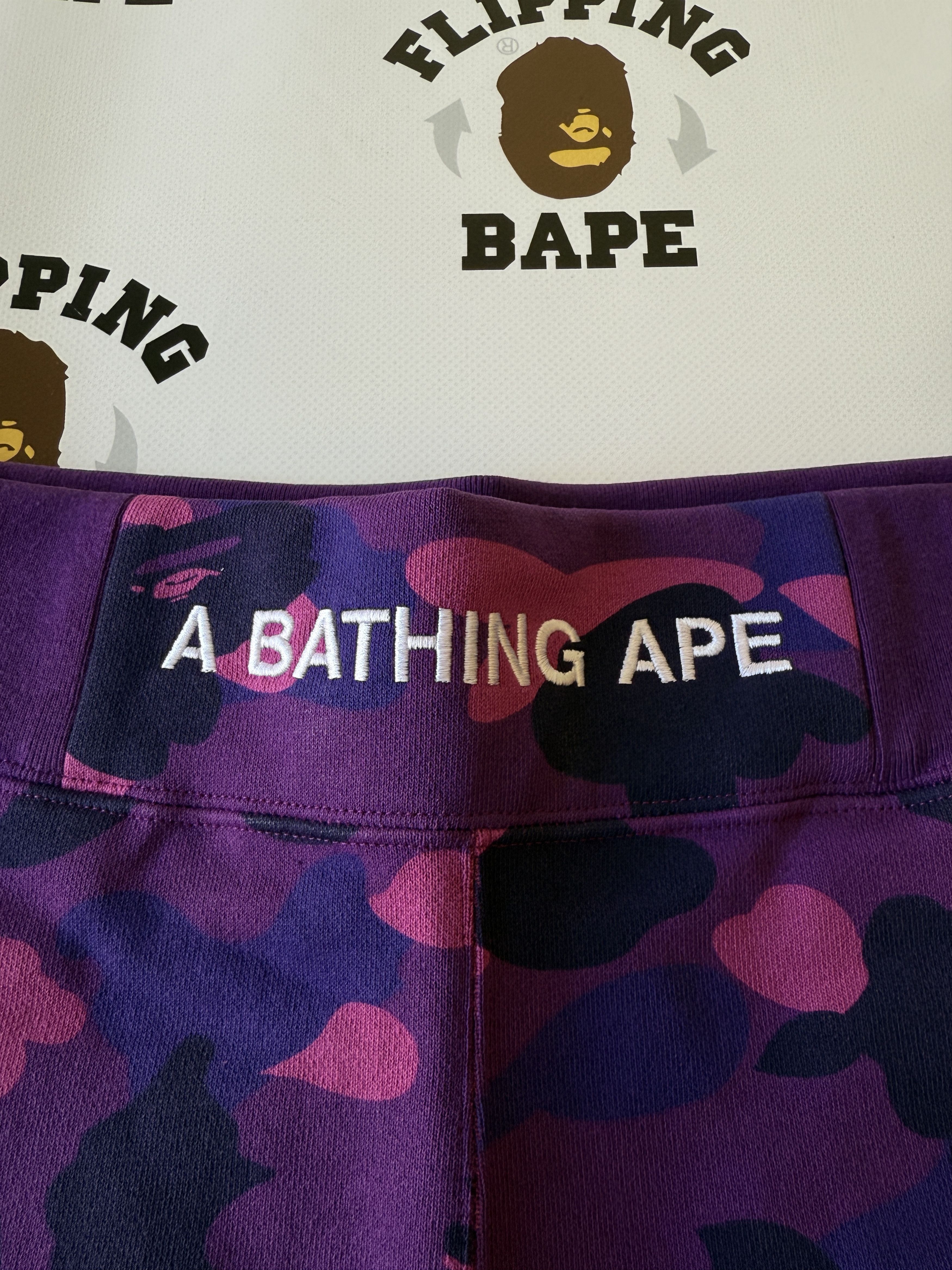 Bape BAPE COLOR CAMO SWEAT SHORTS Size US 34 / EU 50 - 5 Thumbnail