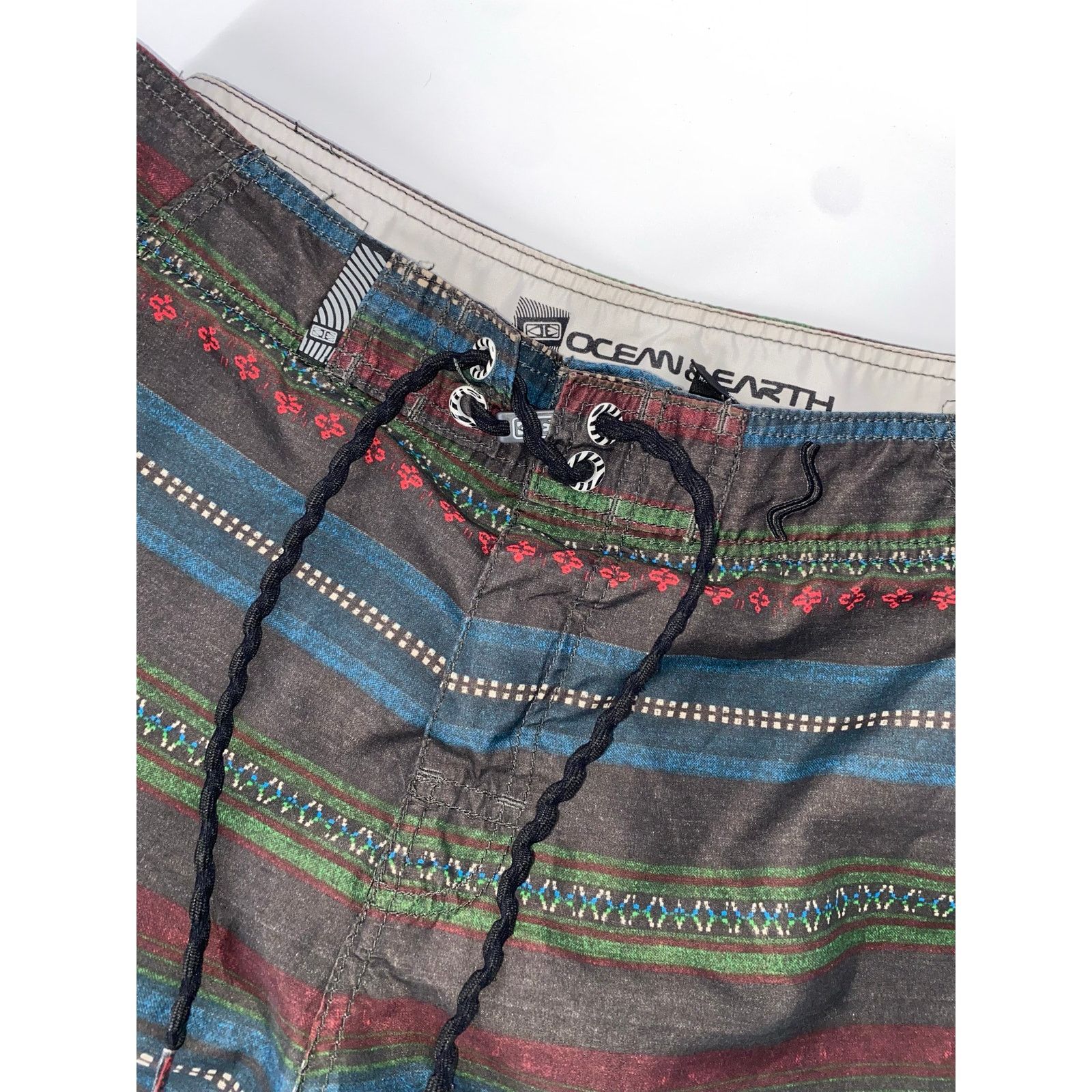 Ocean Current Ocean & Earth Mens Swimming Trunks Size US 33 - 3 Thumbnail