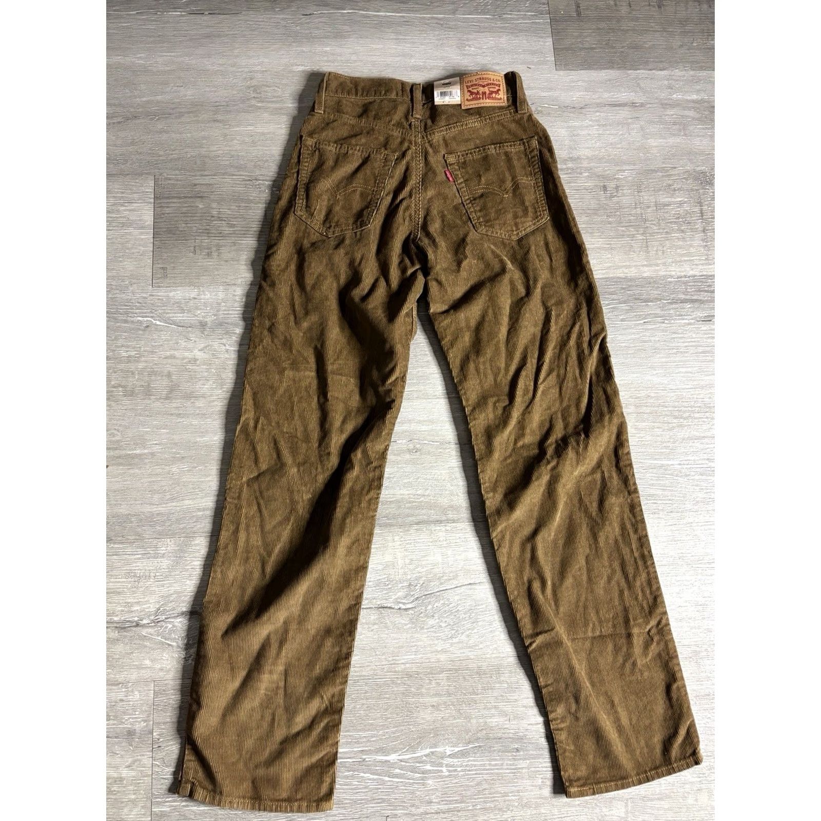 Levi's VINTAGE Levi's 94 Baggy Pants Womens 24x31 Brown Corduroy Relaxed High Rise Water Less 2 Size 42" / US 20 - 2 Thumbnail
