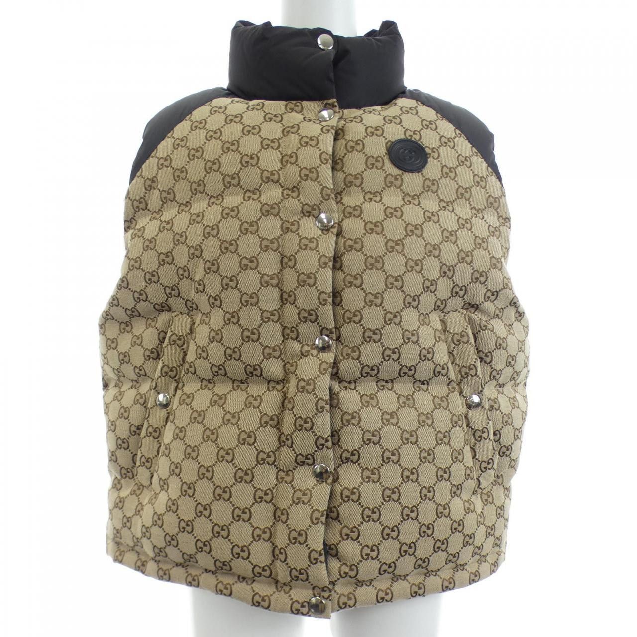 Gucci Gucci Gucci Down Vest Textile Outerwear 717547Z9AAT DUTY FREE for USA Size ONE SIZE - 1 Thumbnail