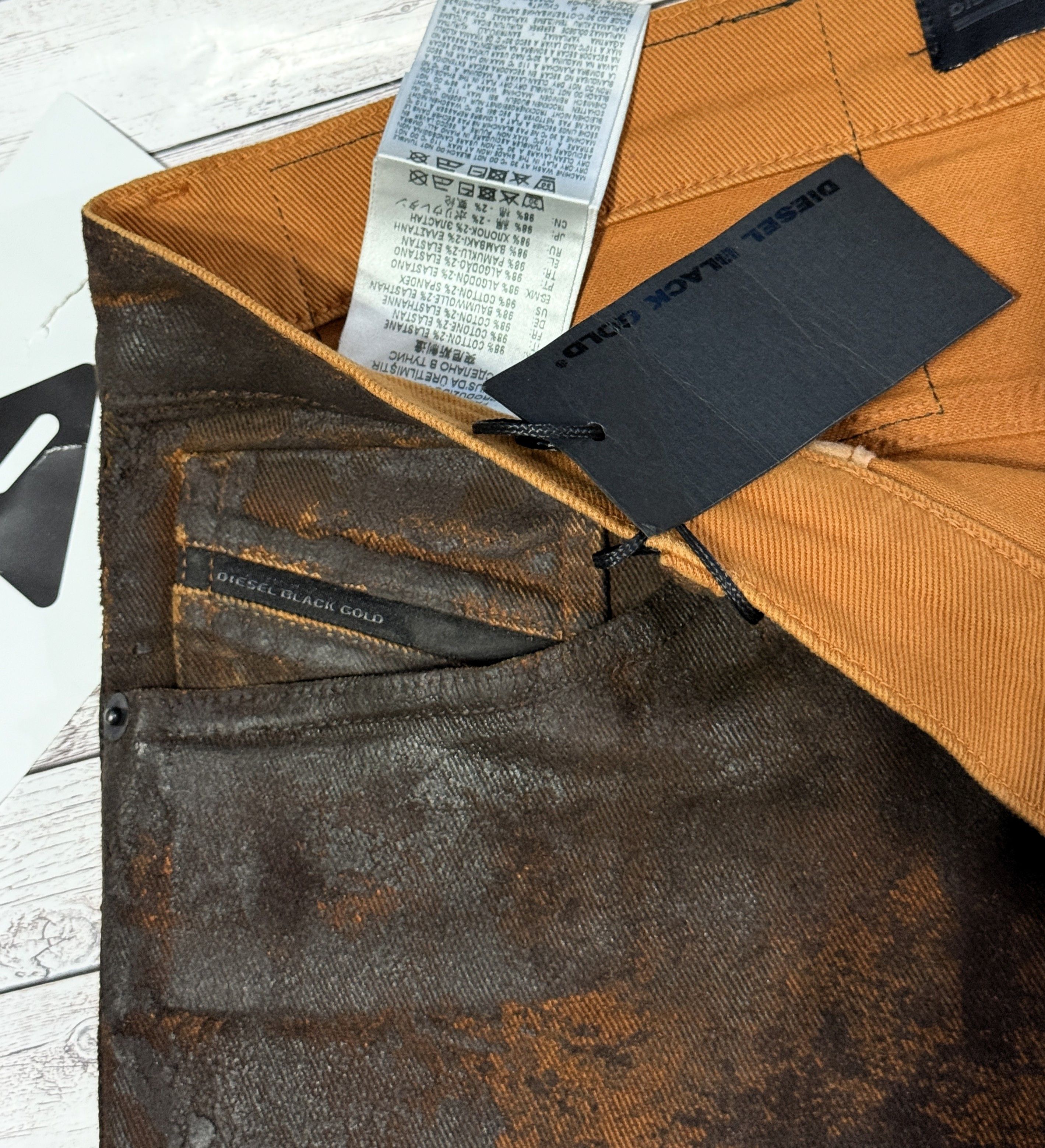 Diesel Diesel Black Gold jeans, One of a kind! Size US 31 - 12 Thumbnail