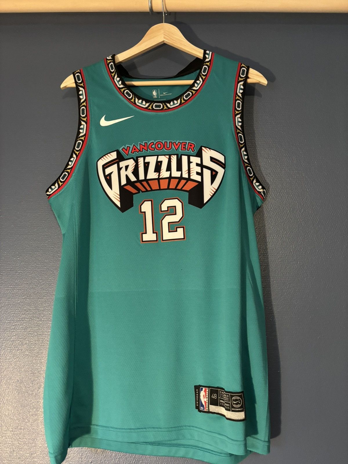 Nike Vancouver Grizzlies Ja Morant NBA Jersey Size US M / EU 48-50 / 2 - 1 Thumbnail