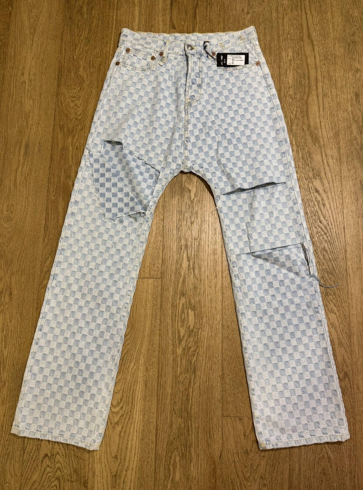 R13 R13 Izzy drop checker board Size 27" / US 4 / IT 40 - 7 Thumbnail