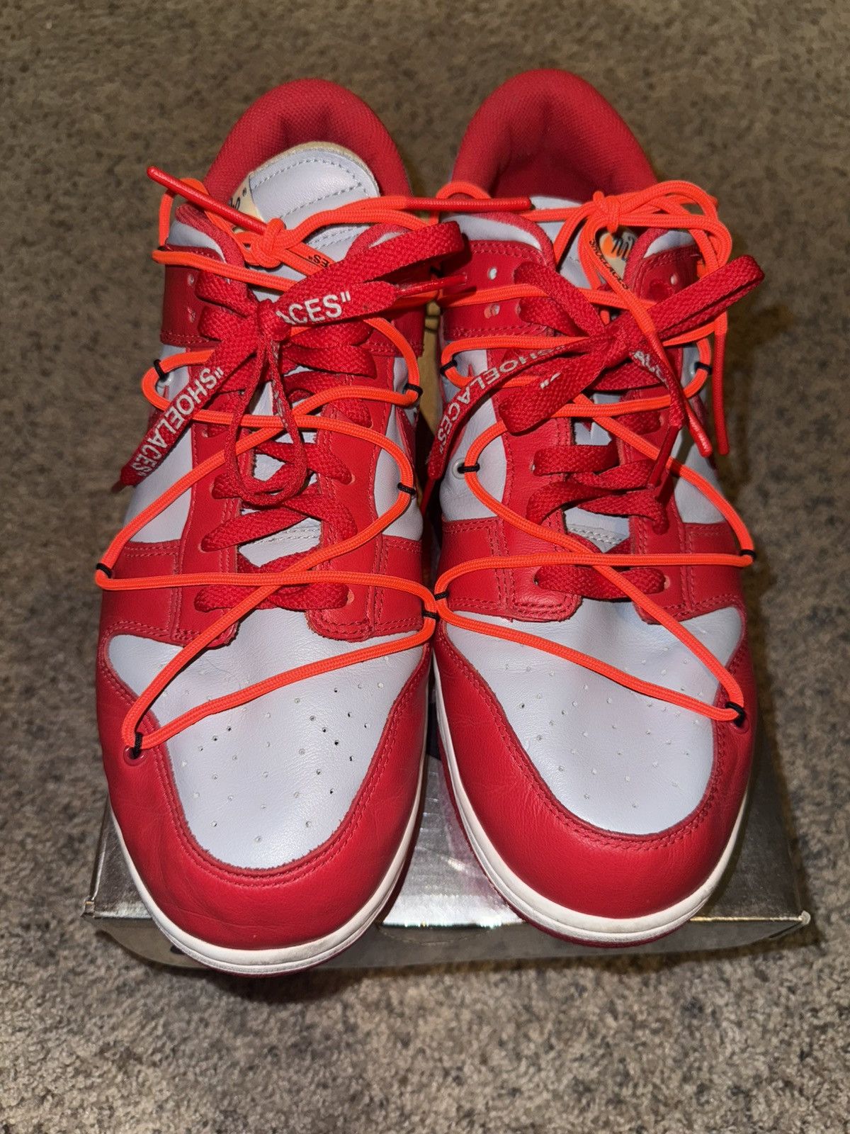 Nike × Off-White OFF WHITE NIKE DUNK UNLV Size US 13 / EU 46 - 3 Thumbnail