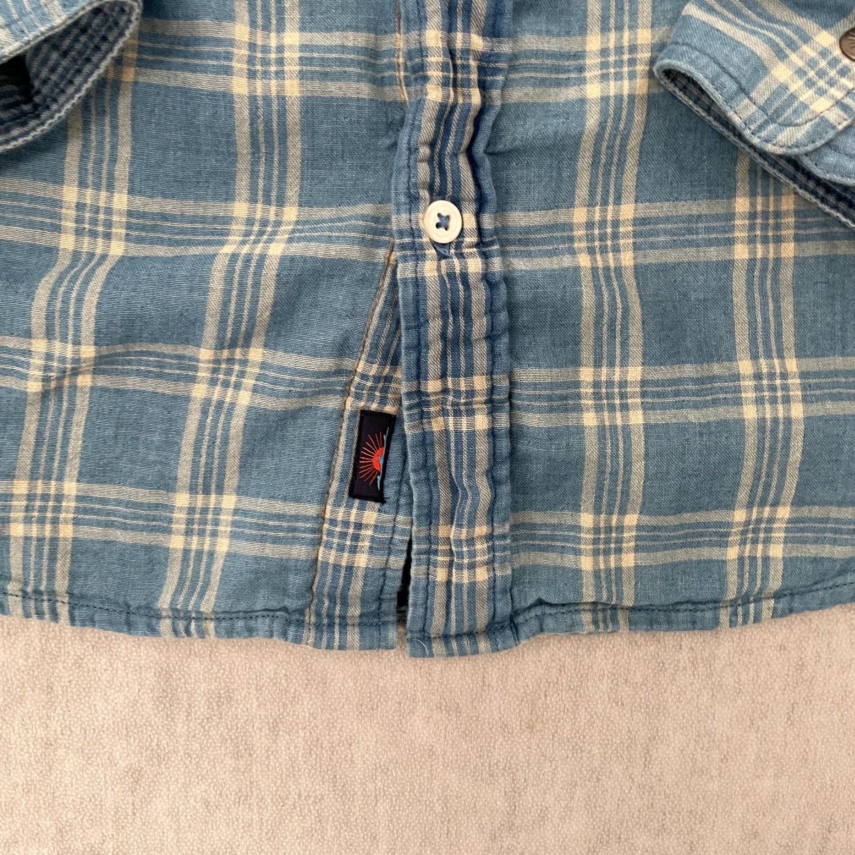 Faherty Faherty Shirt Adult Small Blue Reversible Button Up Long Sleeve Flannel Mens S Size US S / EU 44-46 / 1 - 4 Thumbnail