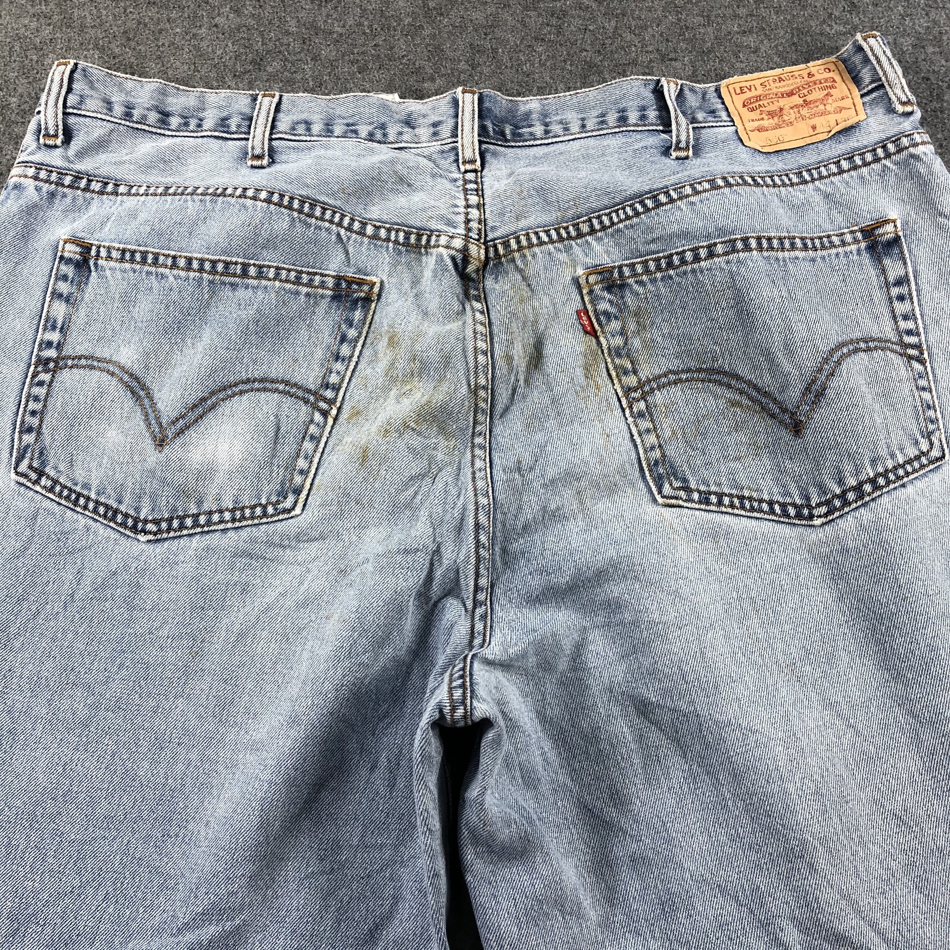 Levi's Vintage Blue Wash Levis 560 Jeans-J2352 Size US 44 / EU 60 - 4 Thumbnail