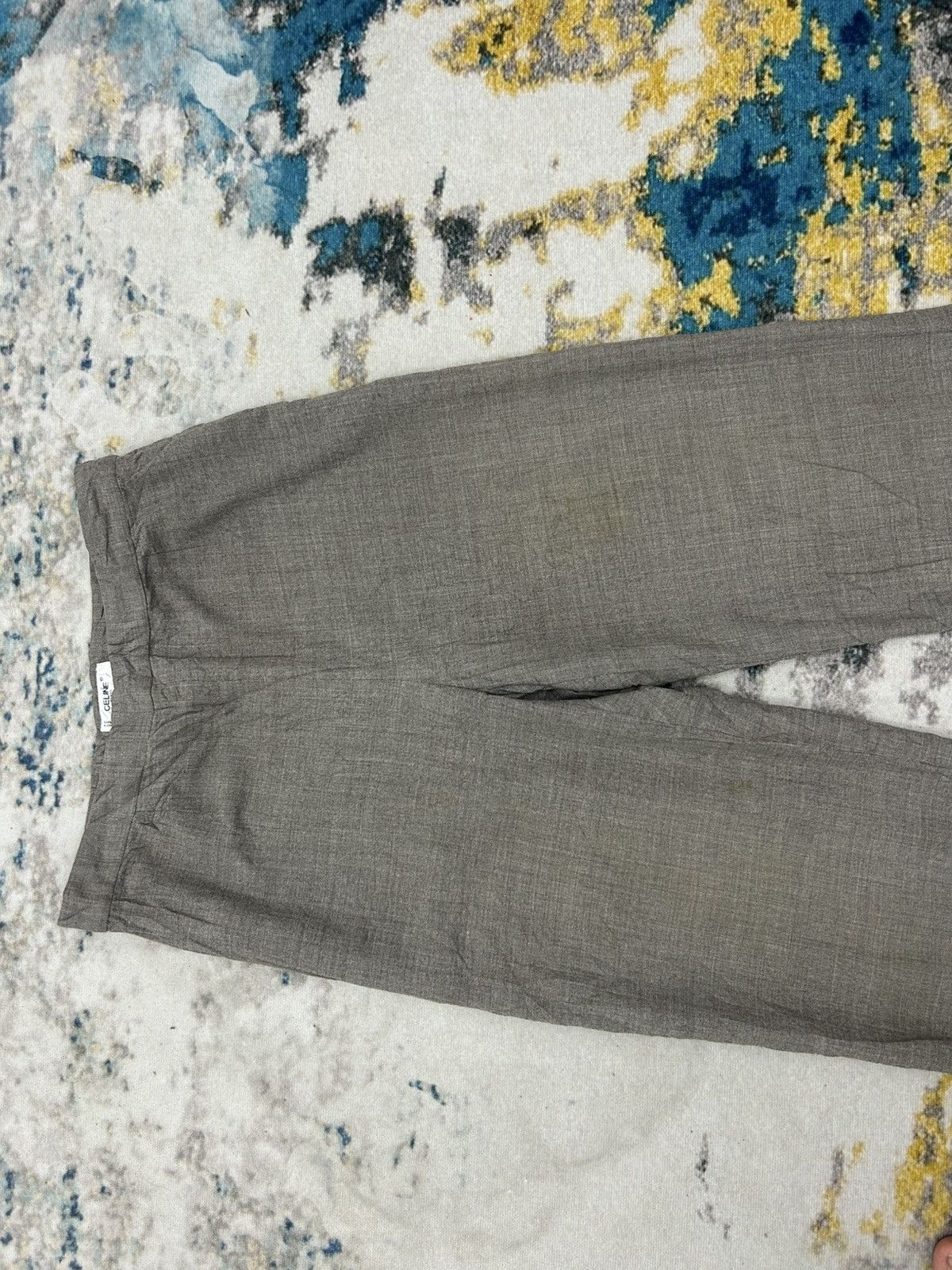 Celine Celine Paris Baggy Wide Leg Pants Size 30" / US 8 / IT 44 - 3 Thumbnail