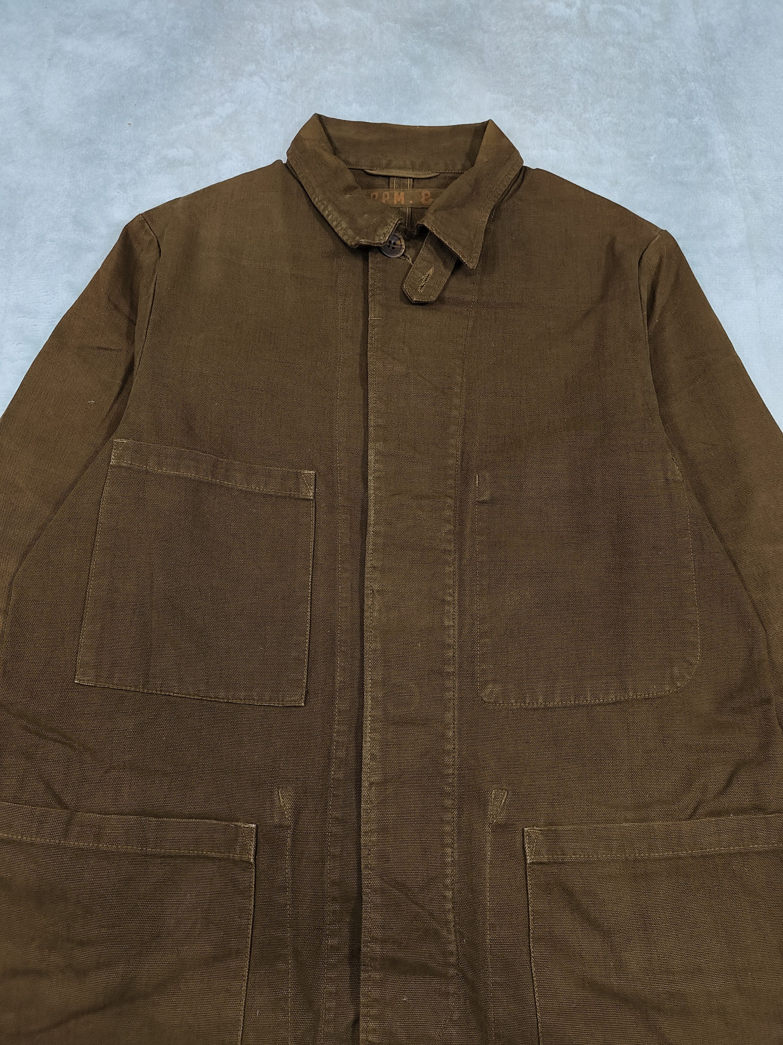45rpm 90s 45RPM- Minimal Atelier Canvas Work Coat Jacket Size US M / EU 48-50 / 2 - 2 Thumbnail