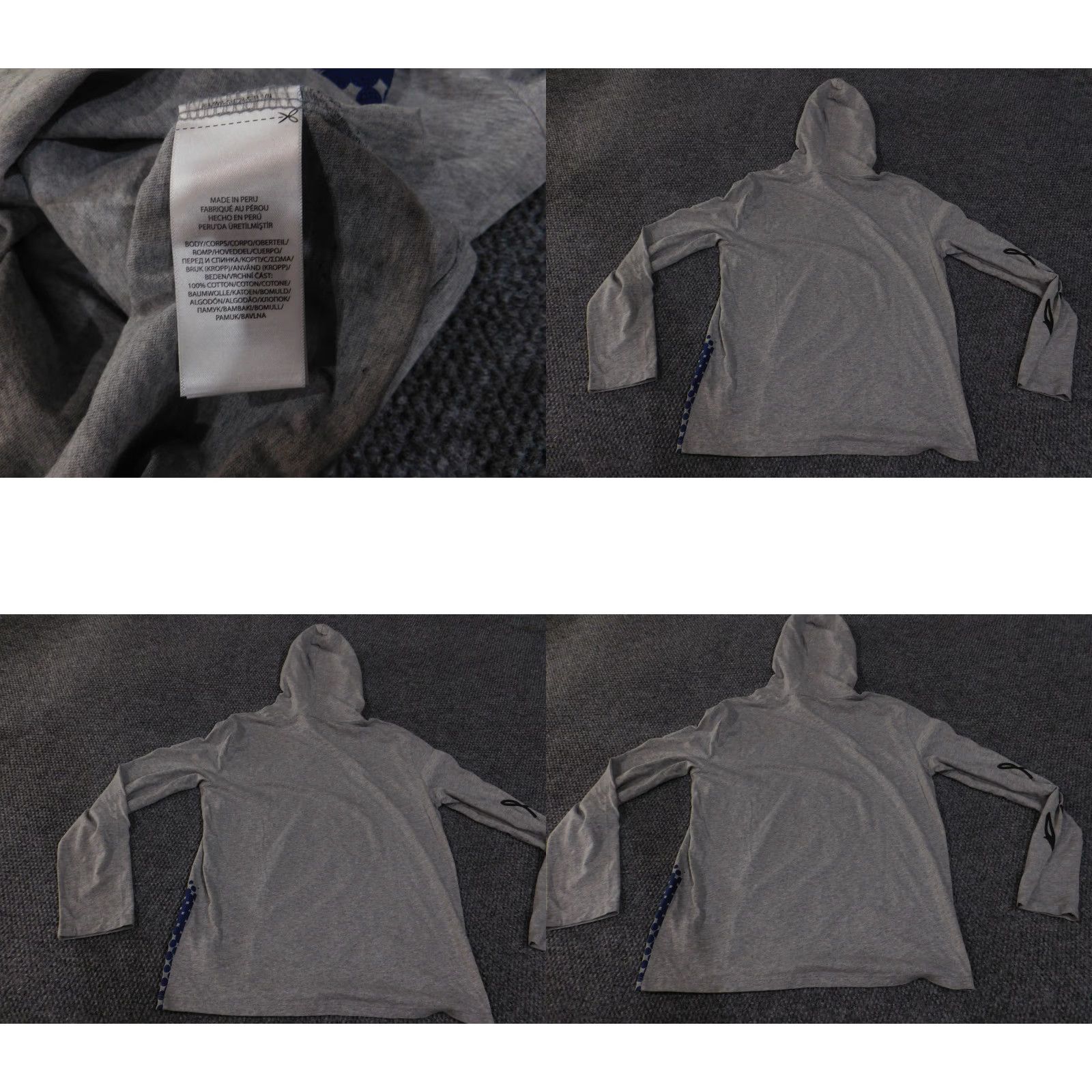 Polo Ralph Lauren Polo Ralph Lauren Hoodie Shirt Mens Small Gray Blue Graphic Long Sleeve Pullover Size US S / EU 44-46 / 1 - 8 Thumbnail