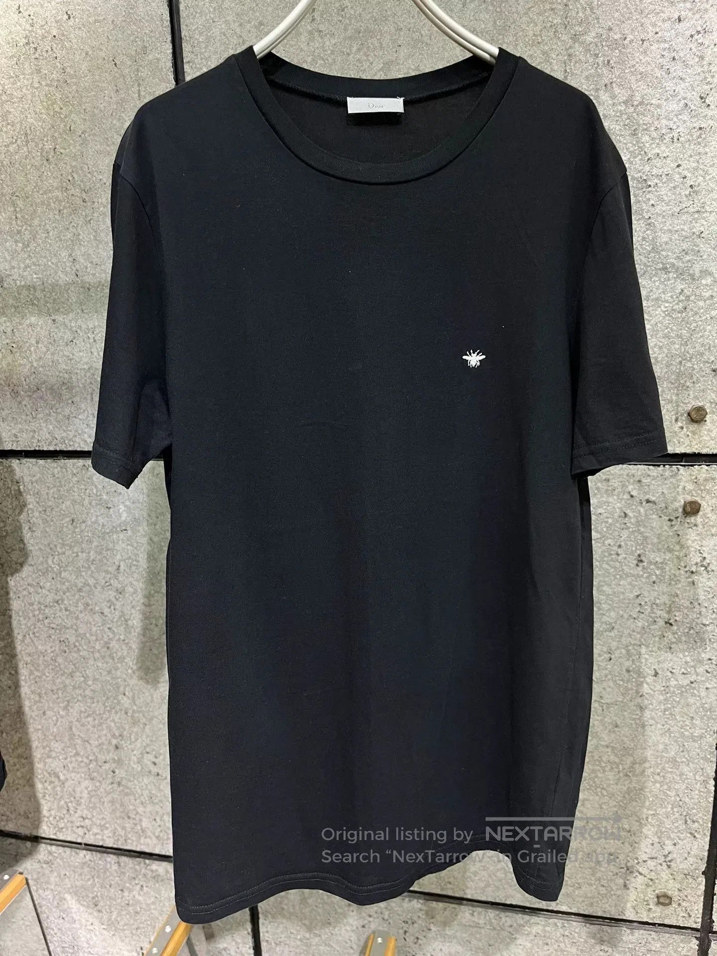Dior Dior Black Short Sleeve with White Bee Embroidery. Size US S / EU 44-46 / 1 - 1 Thumbnail