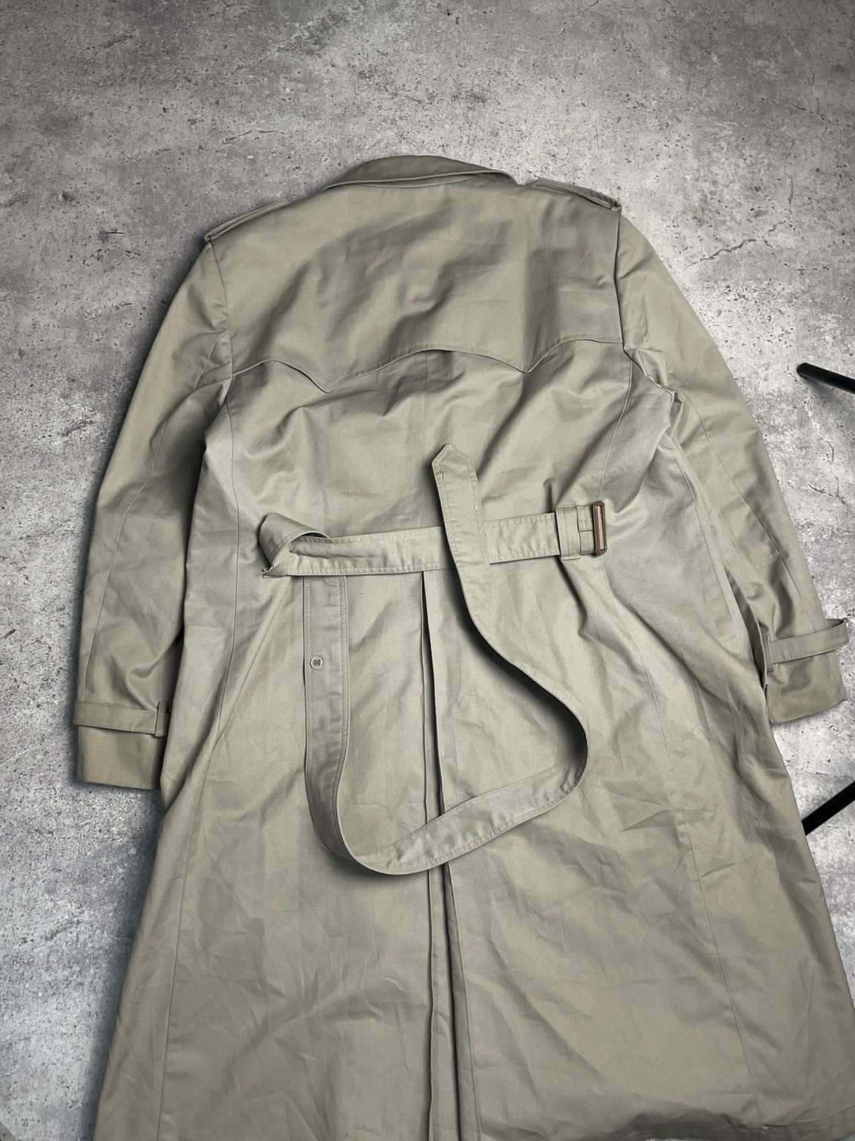 Christian Dior Monsieur Vintage Christian Dior Monsieur Trench Coat 44 R Size 44R - 12 Thumbnail