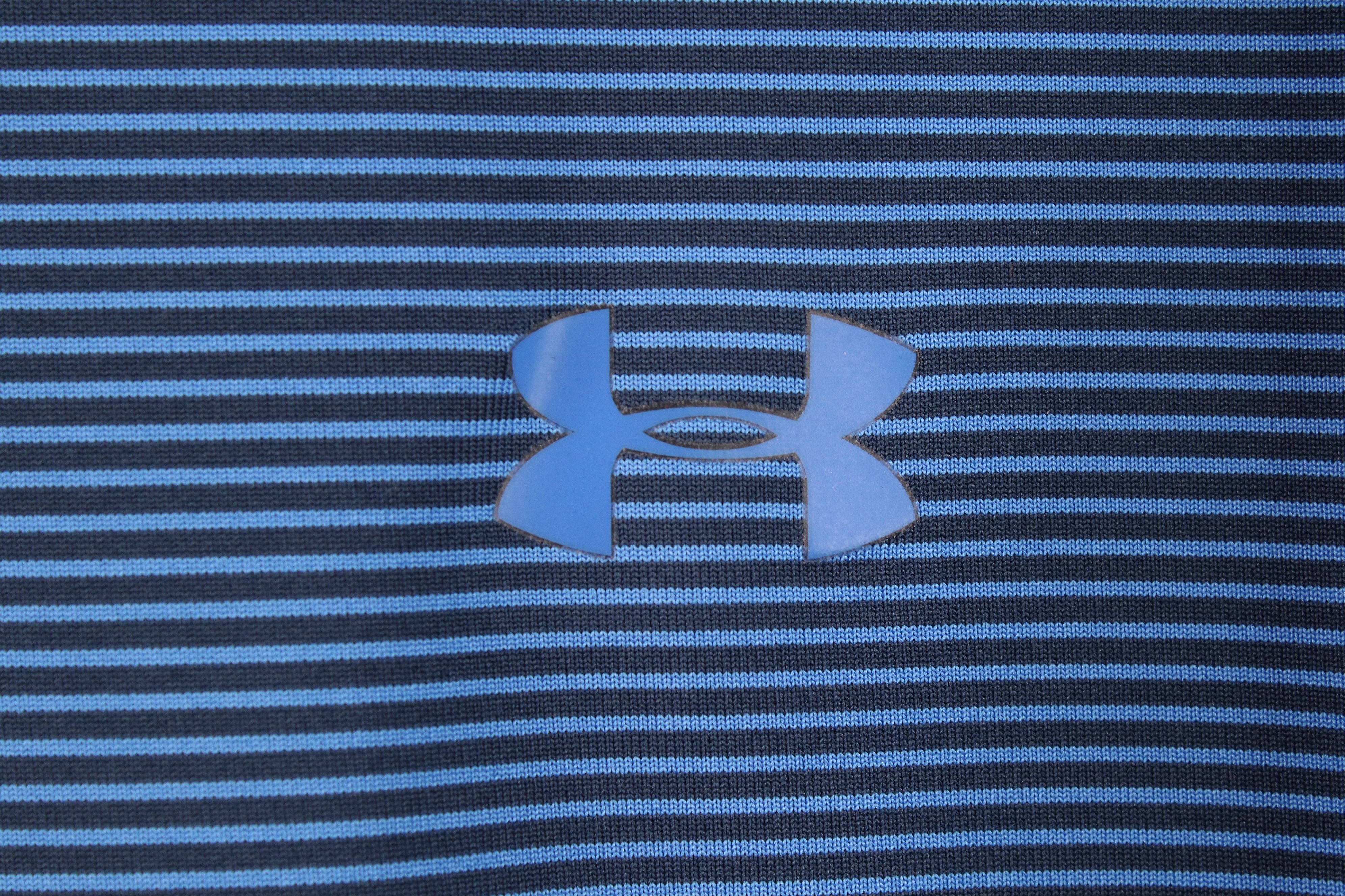 Under Armour Under Armour Loose Fit Striped Collared Golf Polo Shirt Size US M / EU 48-50 / 2 - 4 Thumbnail