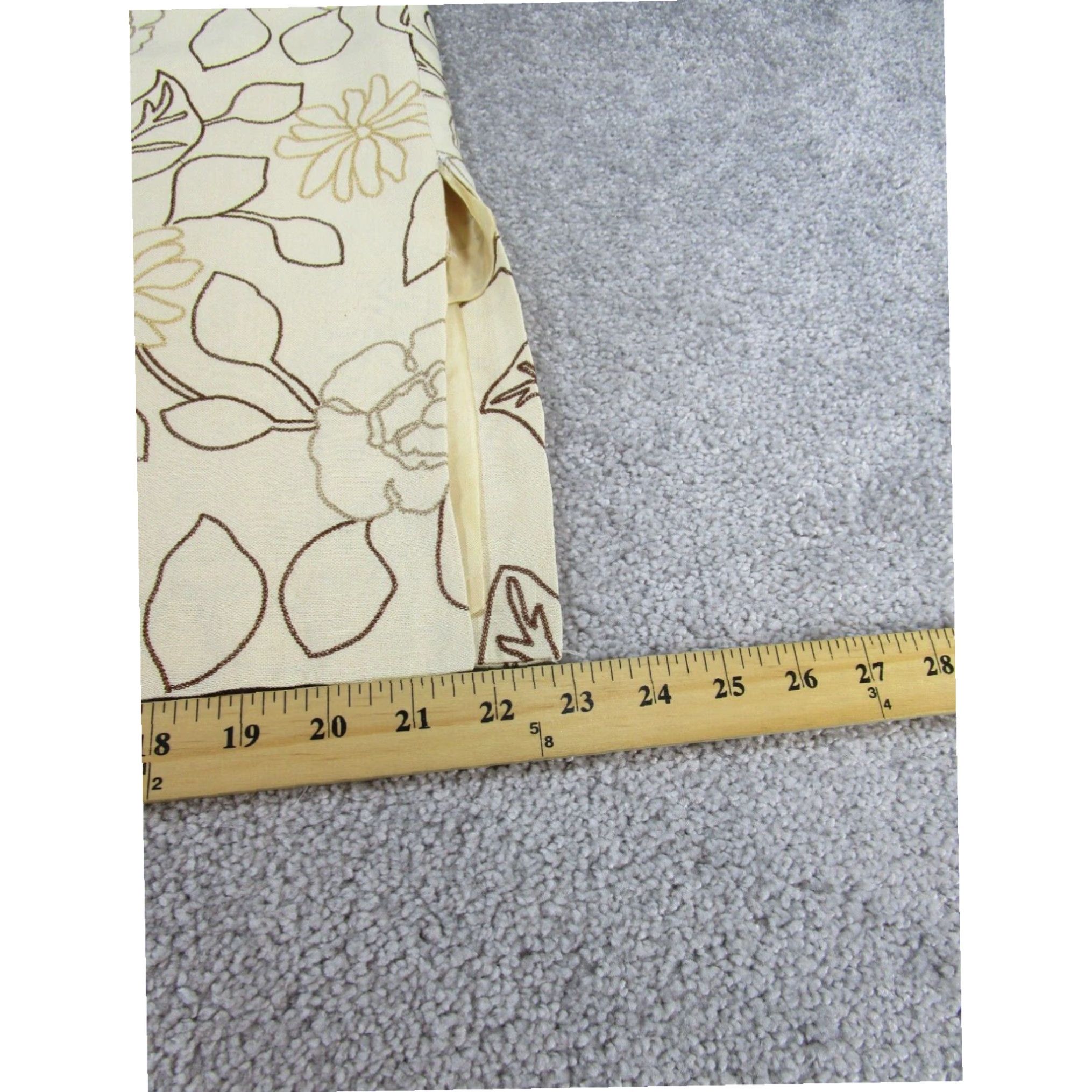 Pendleton Pendleton Beige Floral Knee Length Pencil Skirt Womens 16 Size 38" / US 16 / IT 52 - 5 Thumbnail
