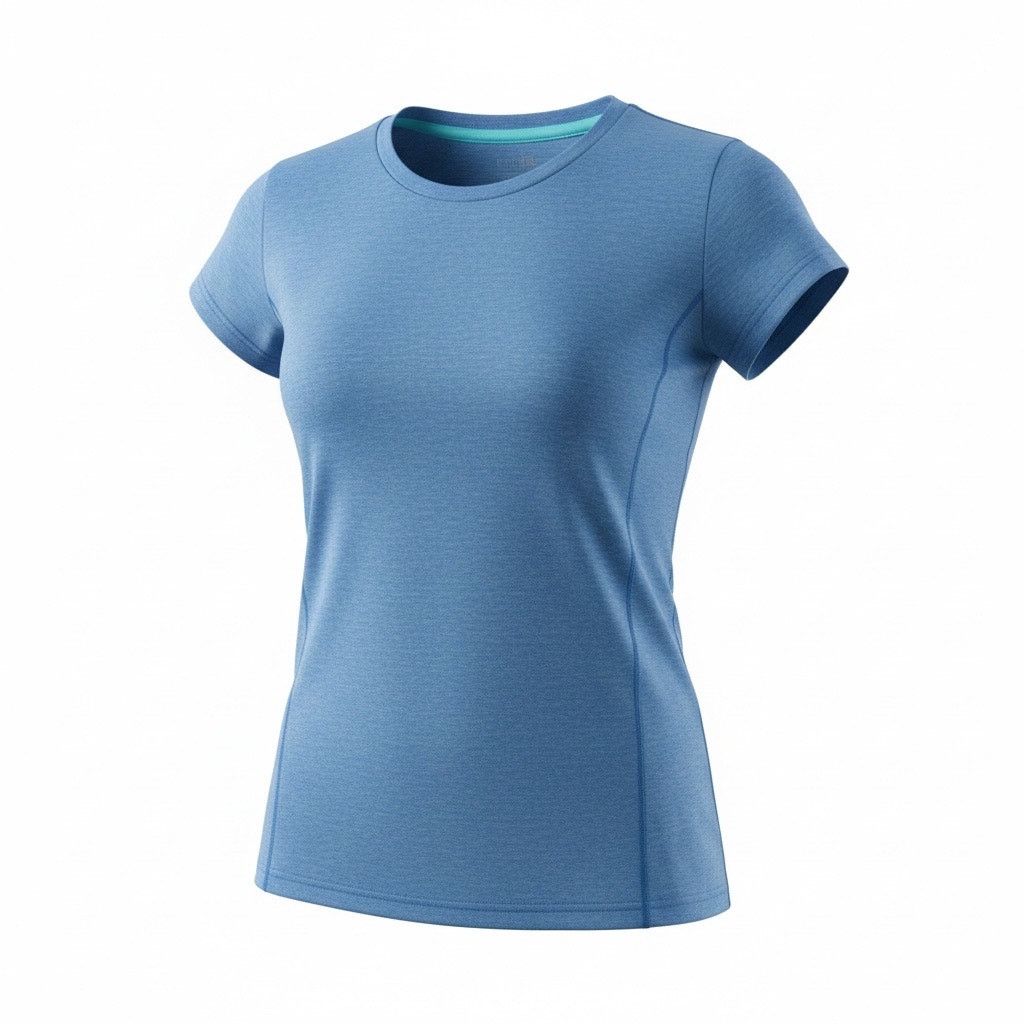 Champion Champion Girls Blue Short Sleeve Shirt Size L (10-12) Size L / US 10 / IT 46 - 1 Thumbnail